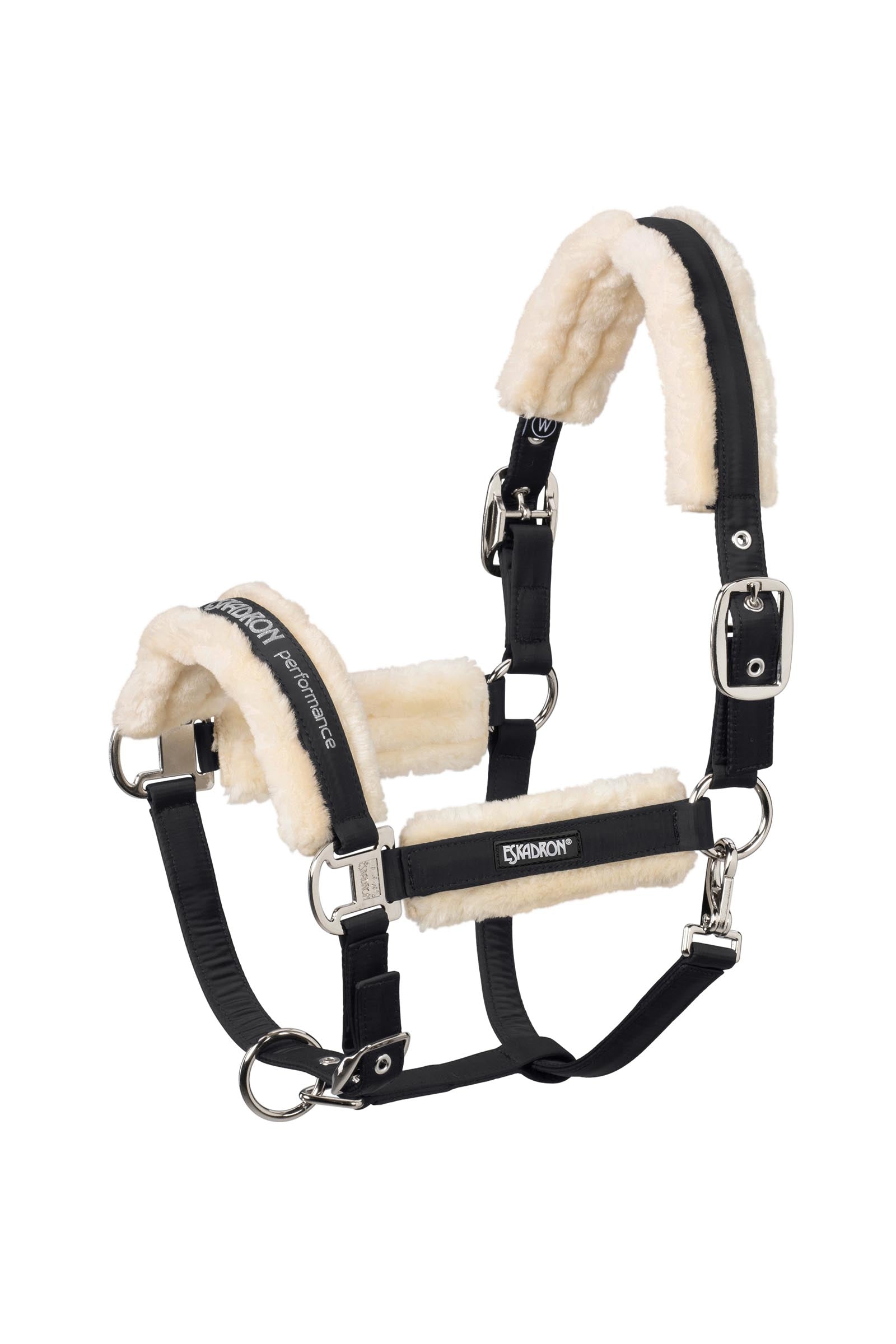 Eskadron Faux Fur Halter Double Pin Anti-mouches cheval