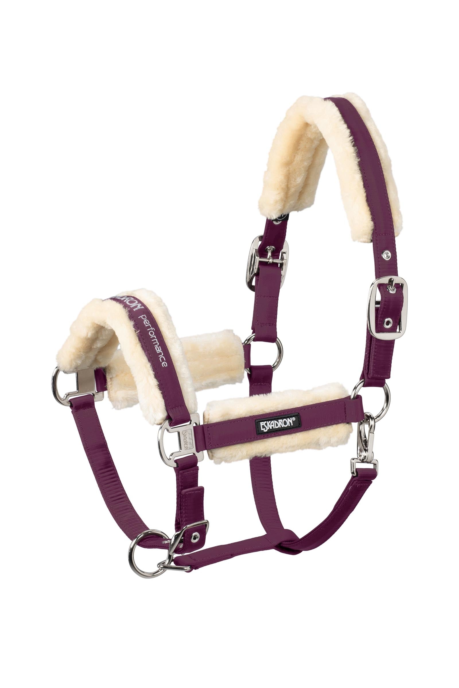 Eskadron Faux Fur Halter Double Pin Anti-mouches cheval