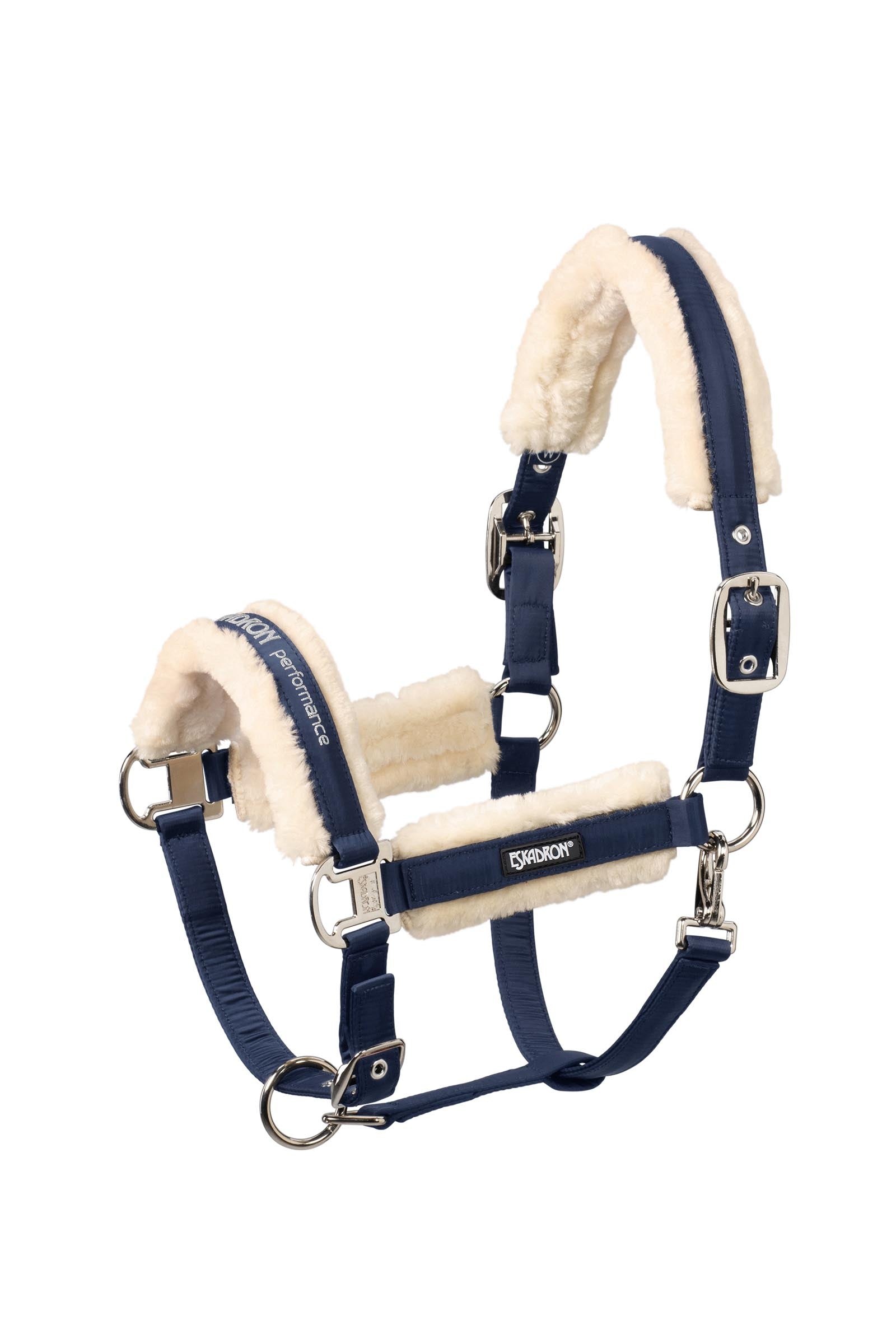 Eskadron Faux Fur Halter Double Pin Anti-mouches cheval
