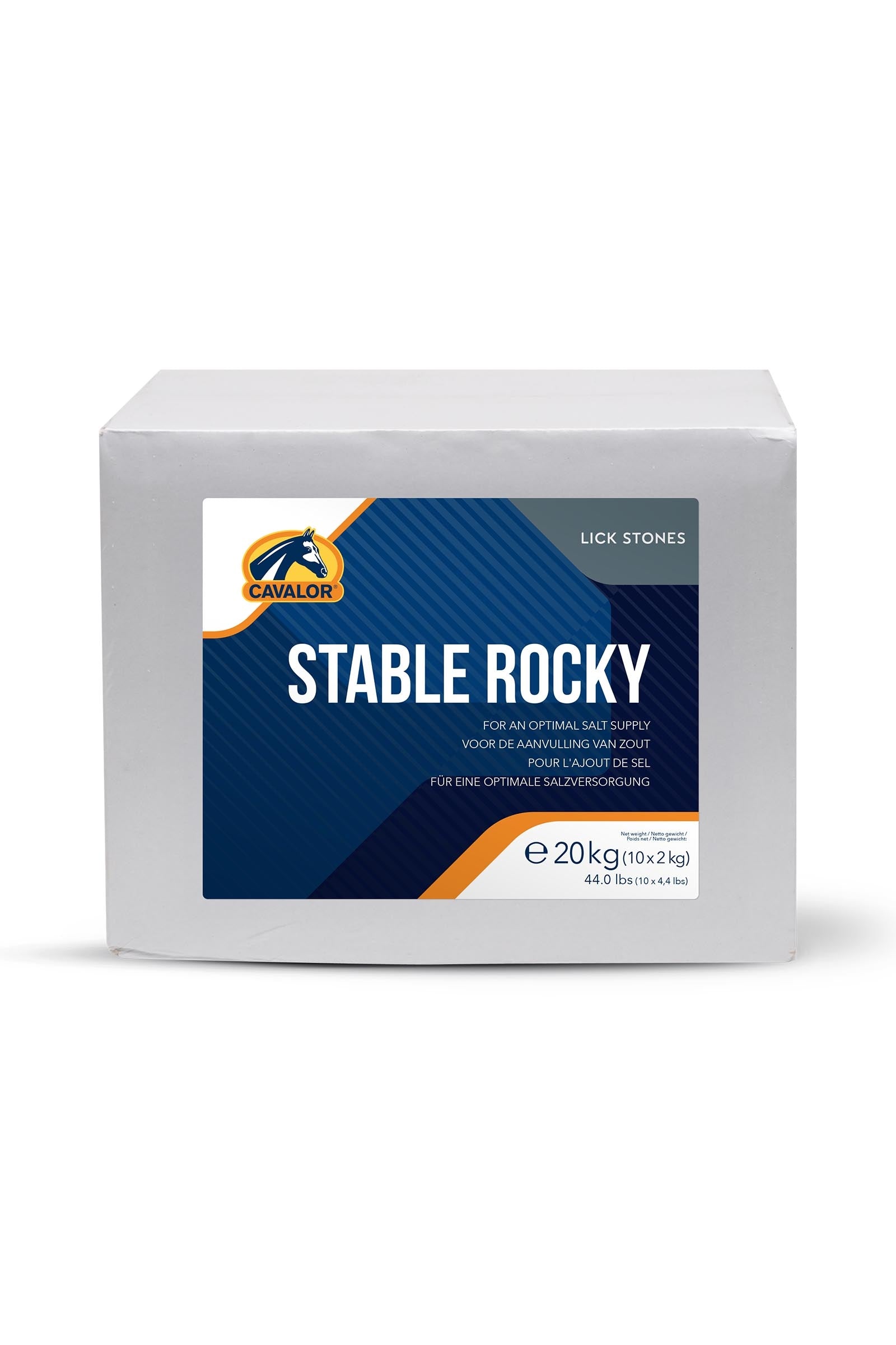 Cavalor Pierre à sel à lécher Stable Rocky 10 x 2 kg Horse Feed & Nutrition