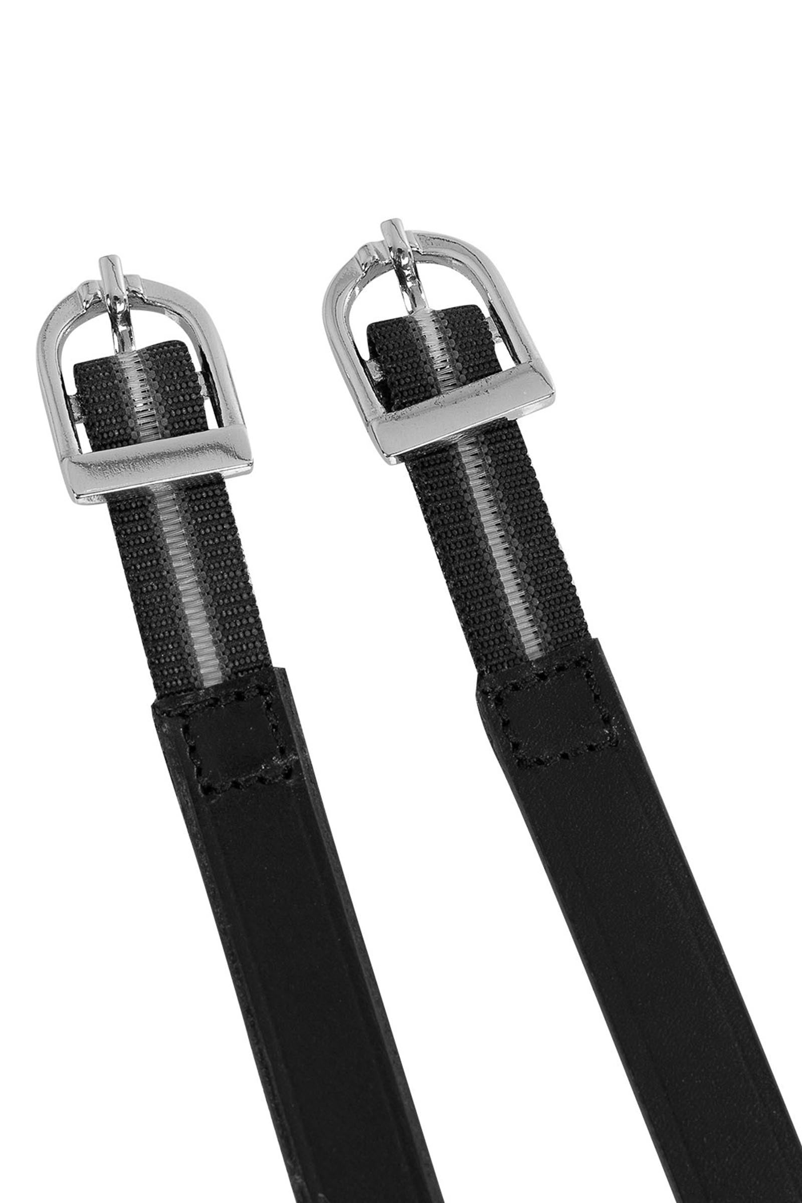 Equestro Laces For Spurs in Leather and Elastic Insert Riding Whips, Crops & Spurs