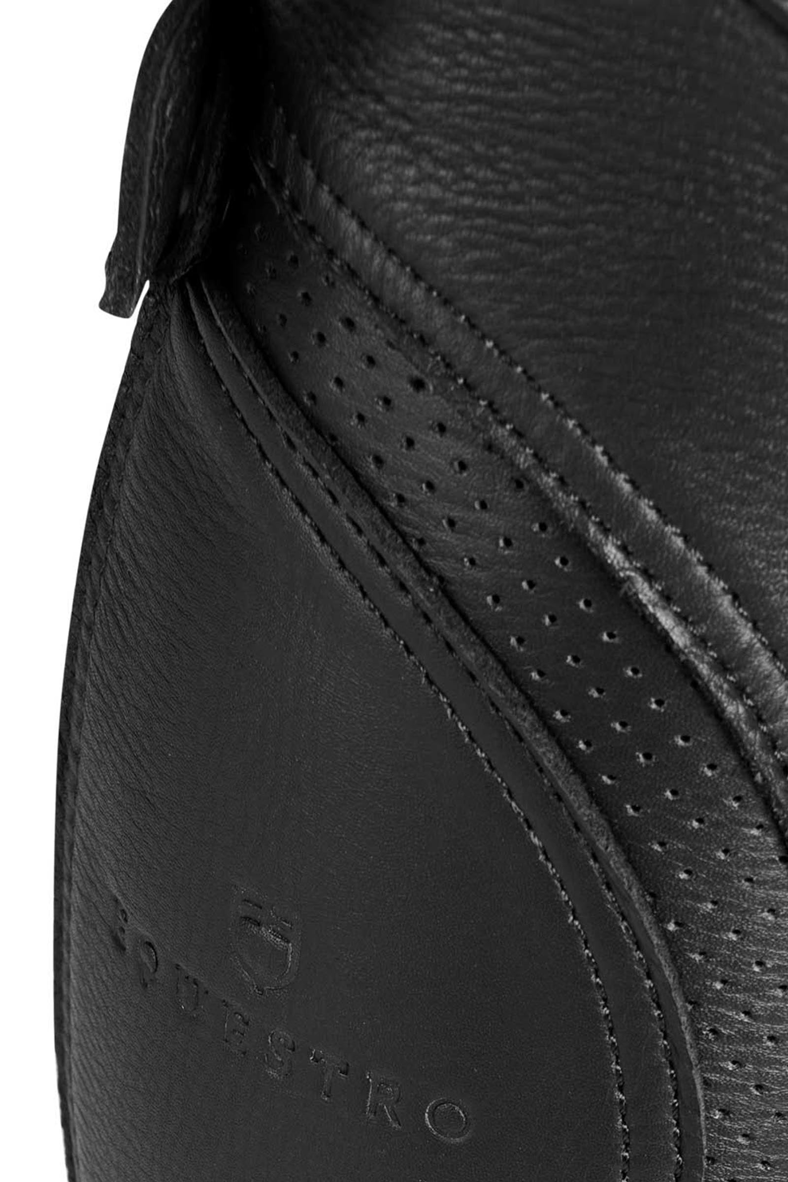 Equestro Unisex Chaps Perforated Leather Maximum Comfort Riding Boots & Riding Shoes