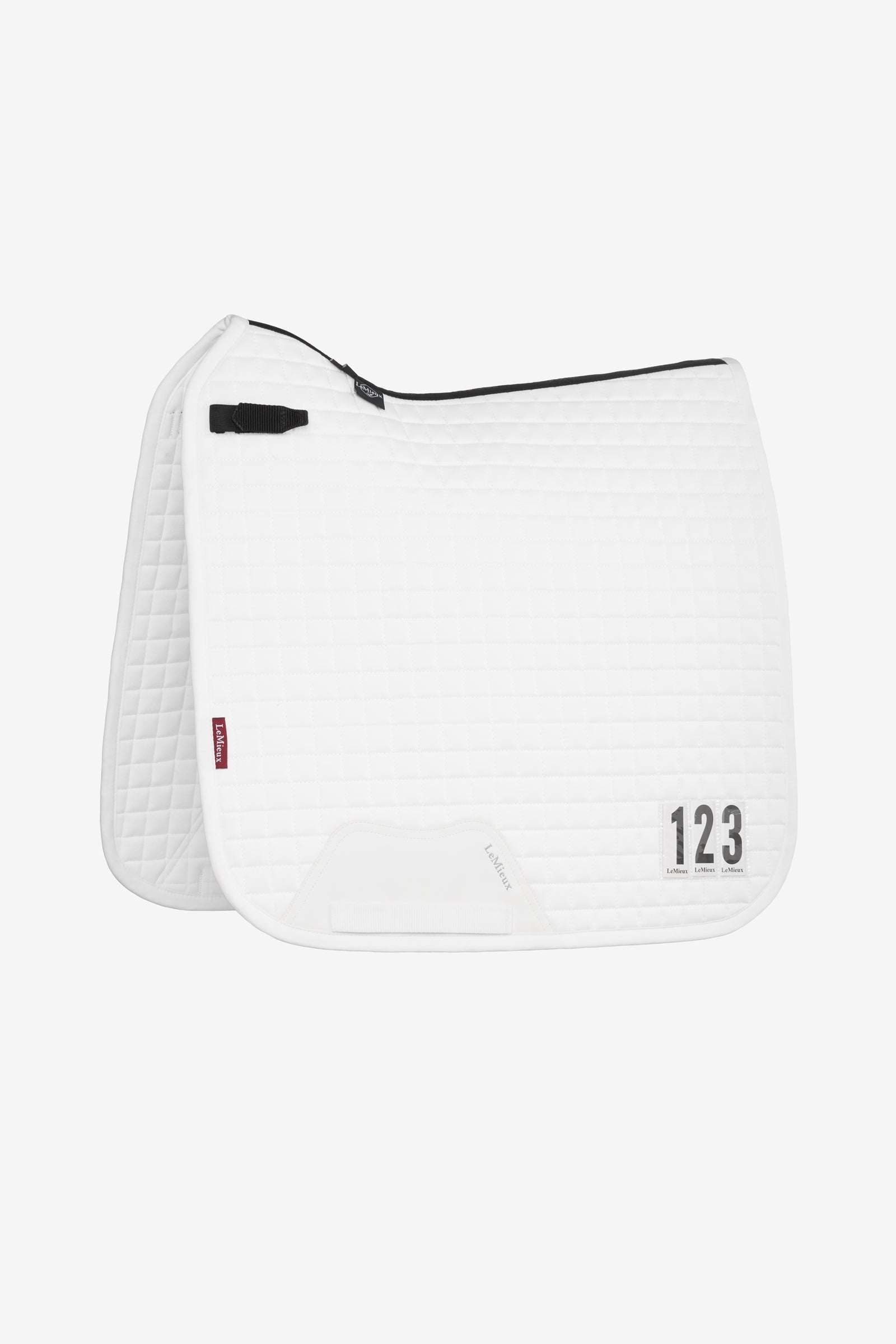 LeMieux Cotton Dressage Competition Square Saddle Pad Tapis de selle