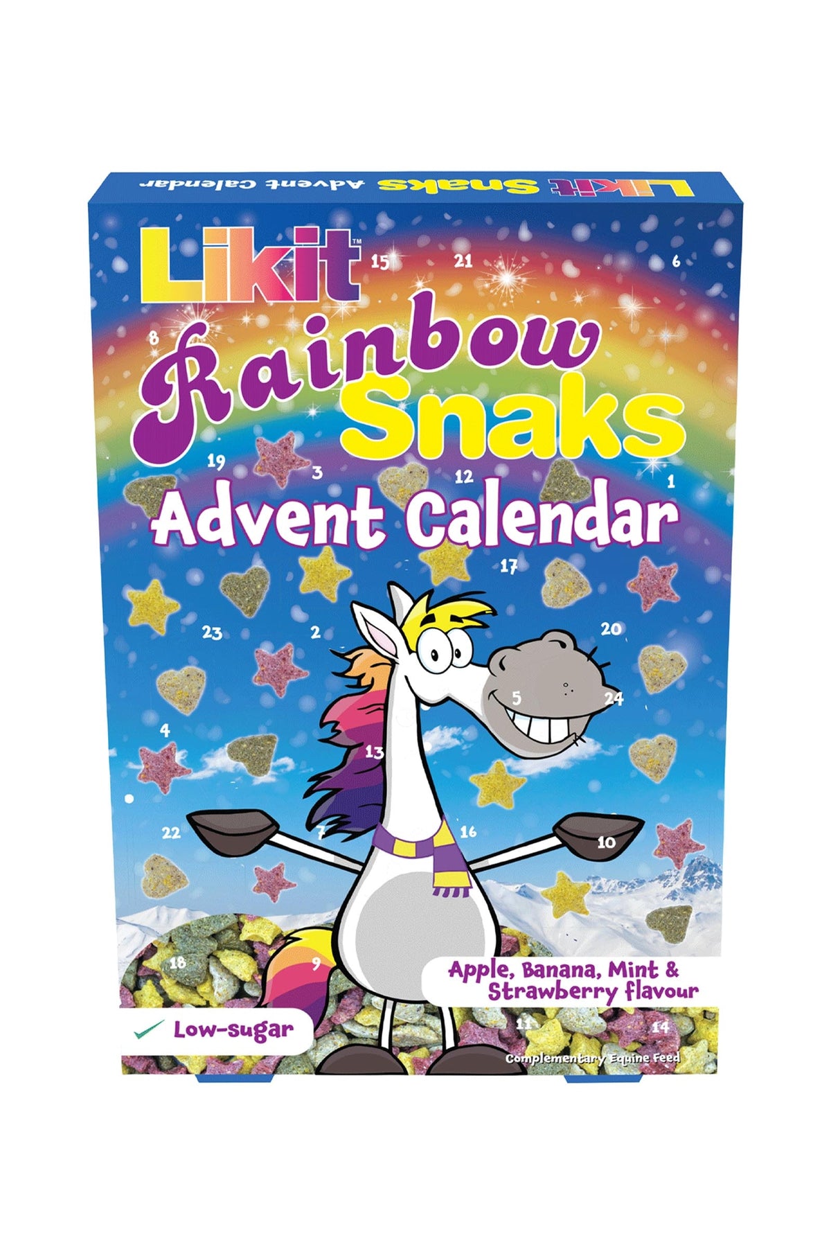Likit Calendrier de l'Avent Rainbow Snaks Horse Feed & Nutrition