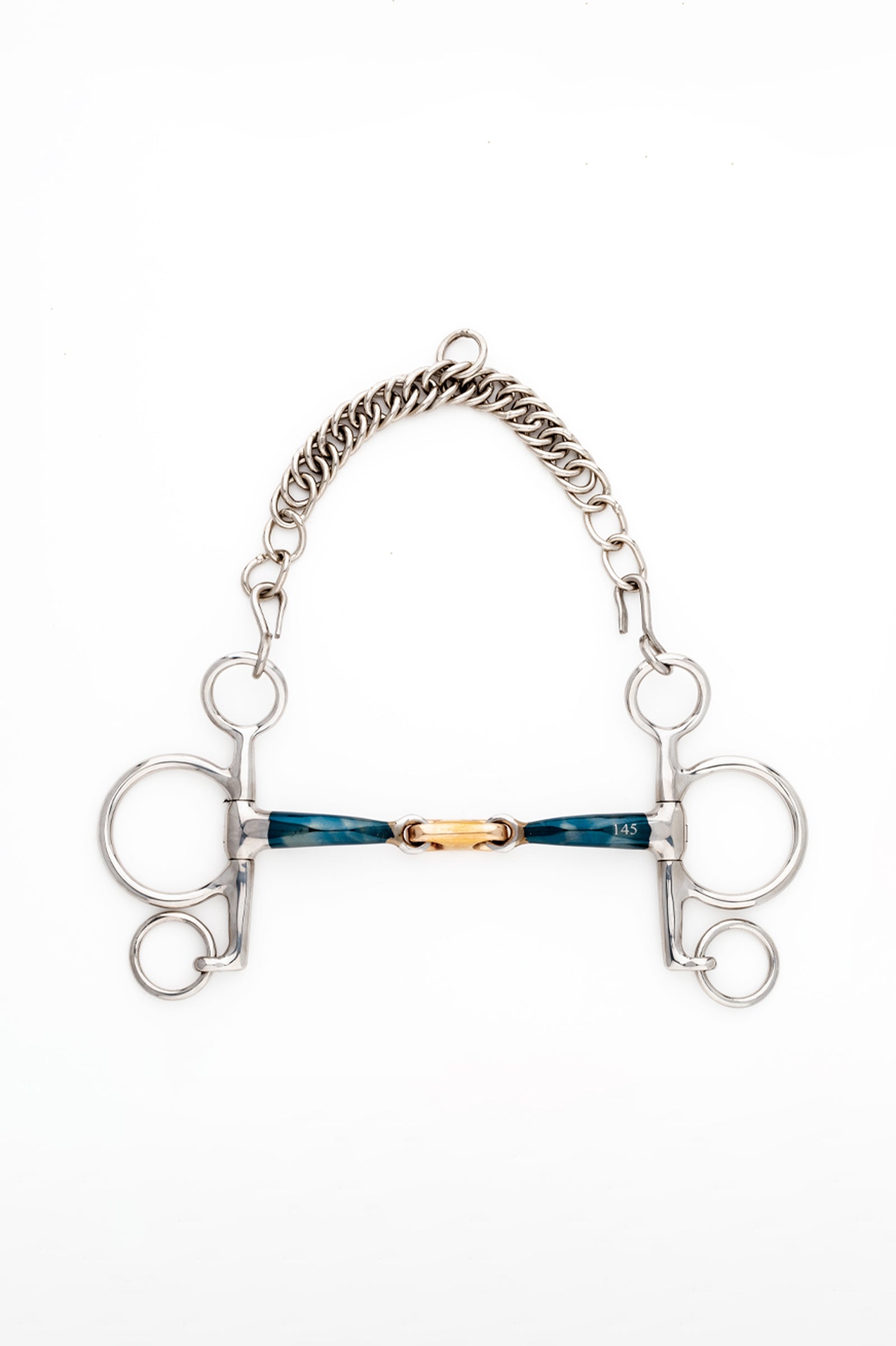 Kavalkade mors pelham ergonomique, double brisure, court, 14 mm Mors