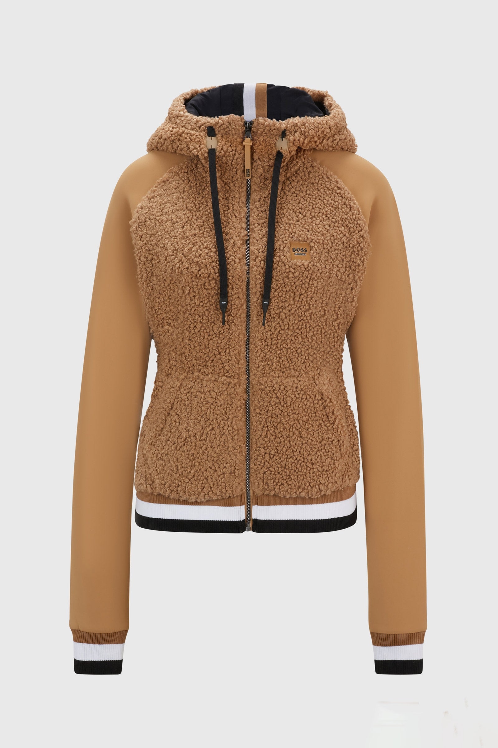 BOSS Equestrian Sweat à capuche hybride Boss Riva Teddy Zip Vêtements d'équitation femme