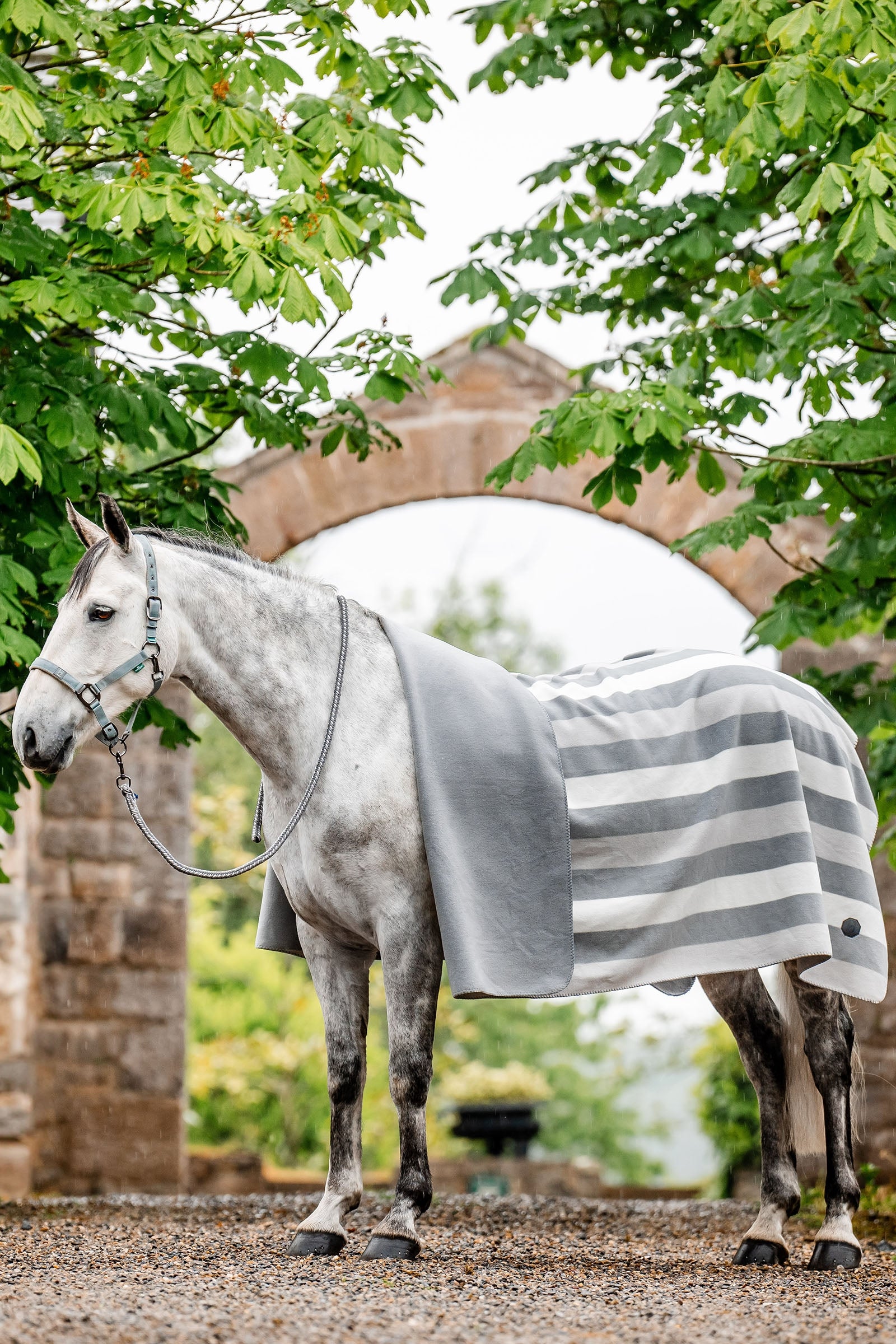 Horseware Newmarket Fleece Couverture séchante (Square) Couvertures cheval