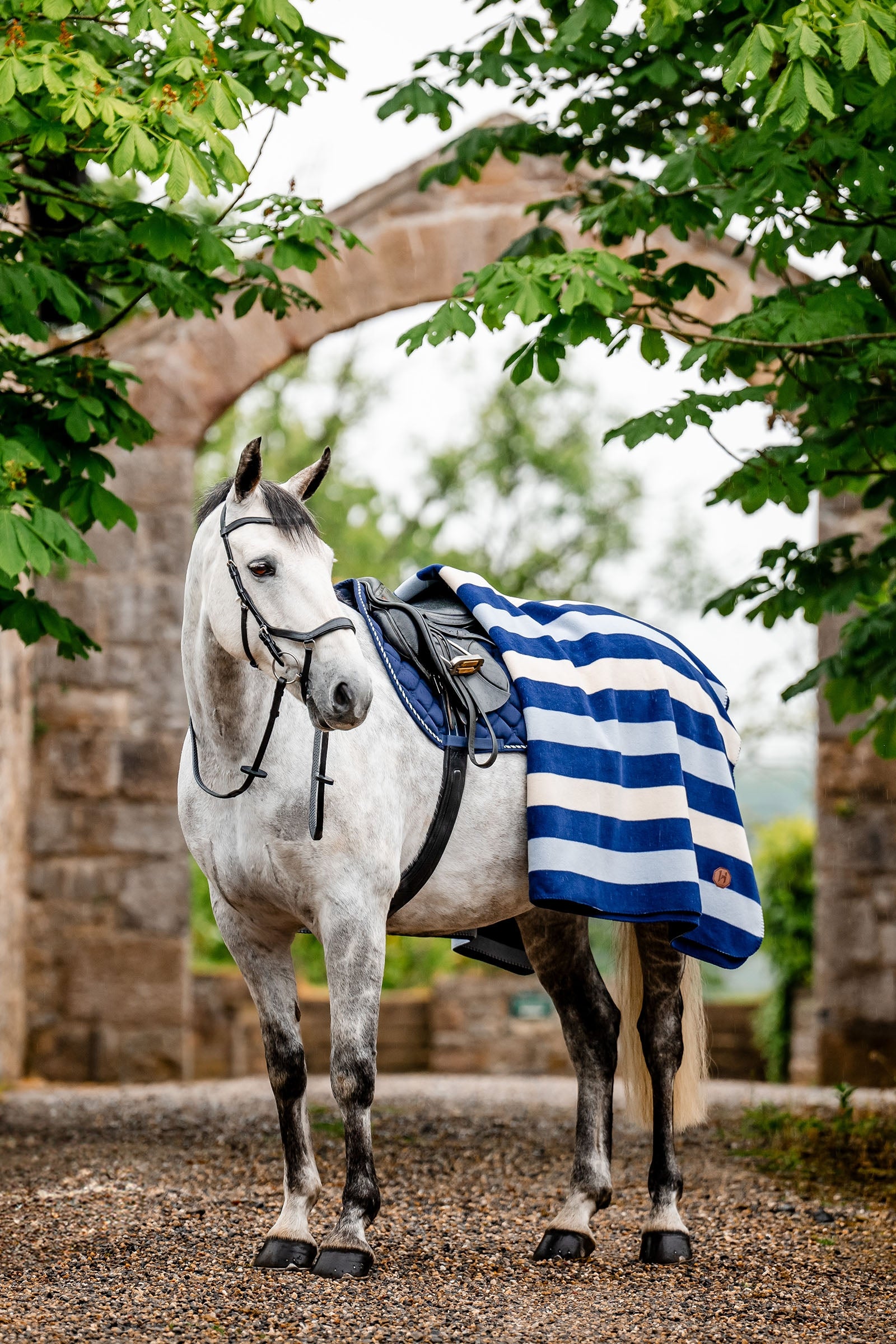 Horseware Newmarket Fleece Couverture séchante (Square) Couvertures cheval