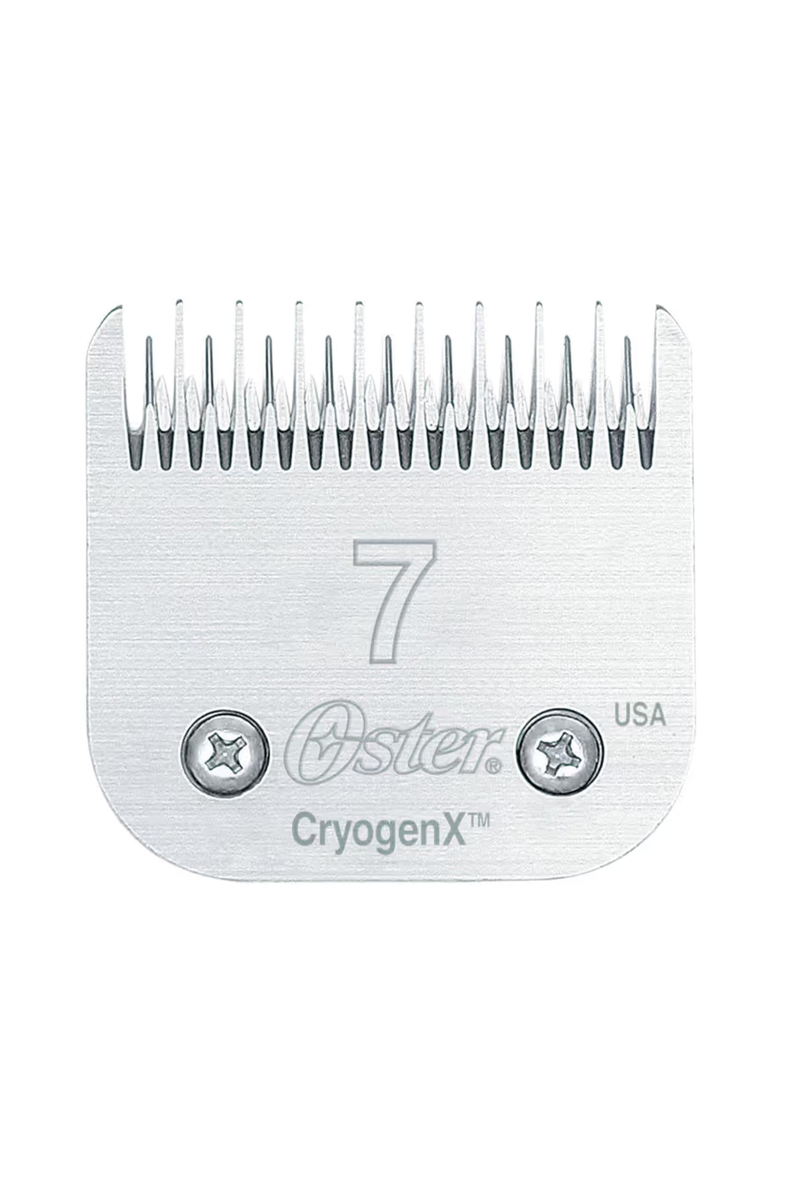 Oster Cryogen-X jeu de lames (tête de coupe n° 7, longueur de coupe 3,2 mm) Tondeuses pour chevaux