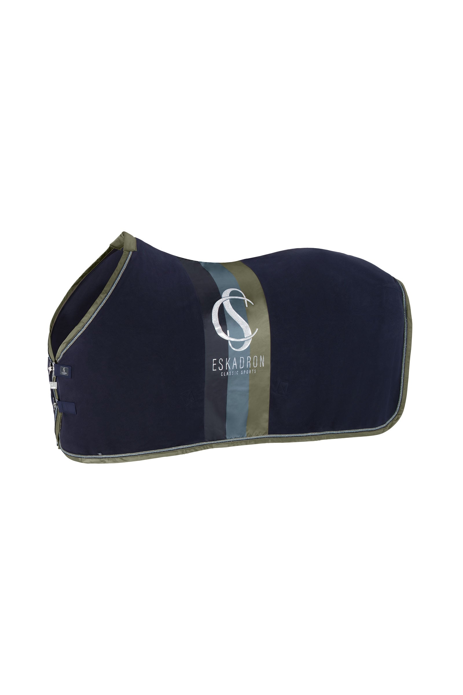 Eskadron Classic Sports SS25 couverture séchante en polaire à rayures Couvertures cheval