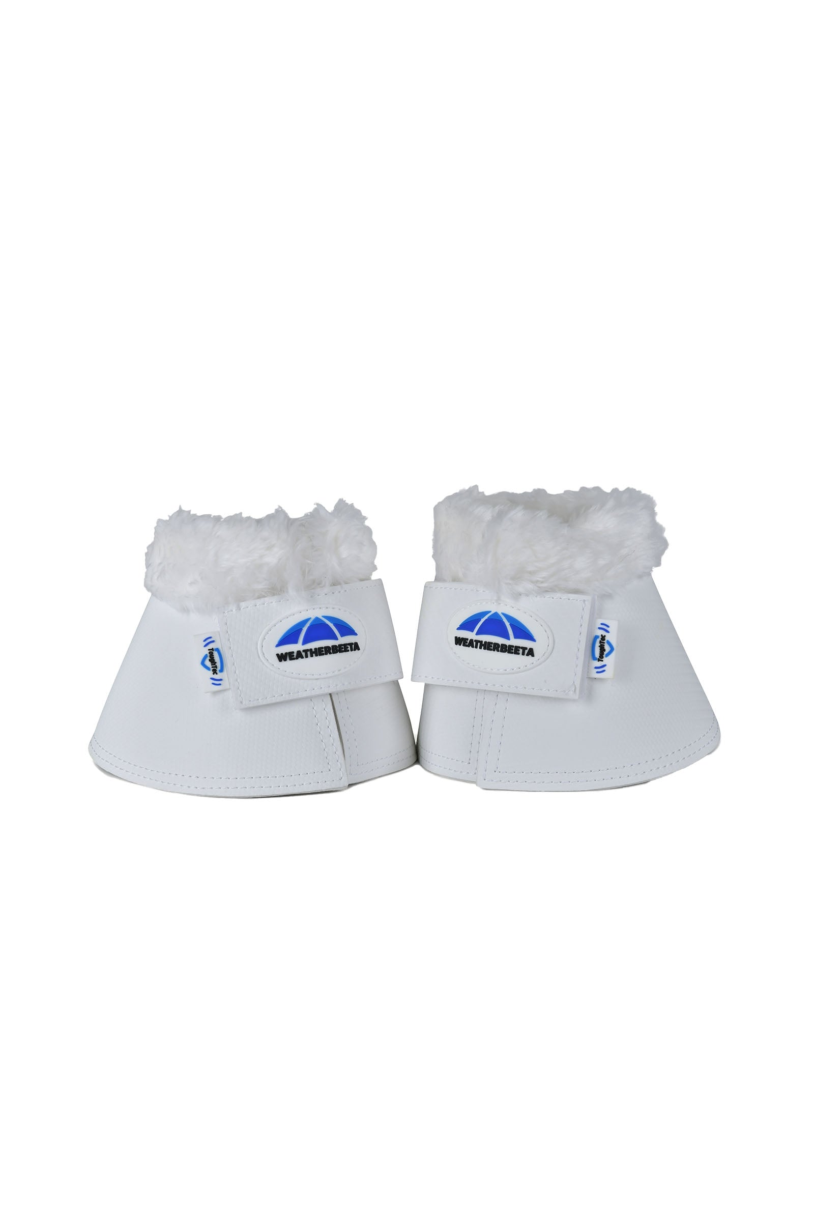 Weatherbeeta Tough-Tec Fleece Trim Bell Boots Leg Protection & Hoof Protection for Horses