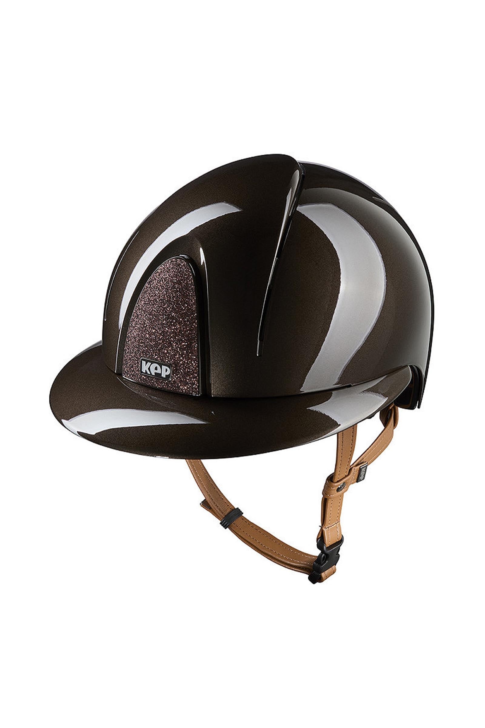 KEP Helmets KEP NOVA ABS Metal Polish/Beige/Star Polo Riding Helmet Casques & Gilets de protection