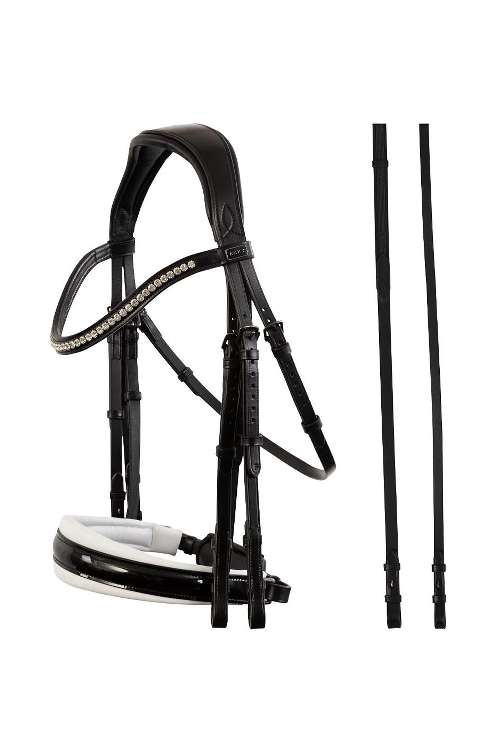 Anky ANKY Double Bridle, Extra Wide Headpiece Briderie et enrênements