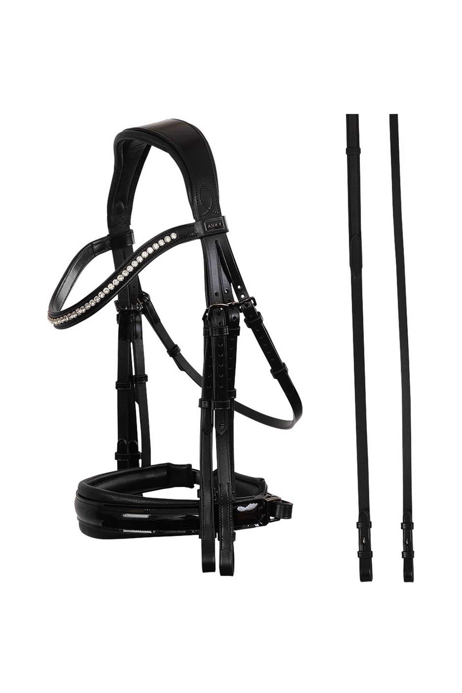 Anky ANKY Double Bridle, Extra Wide Headpiece Briderie et enrênements