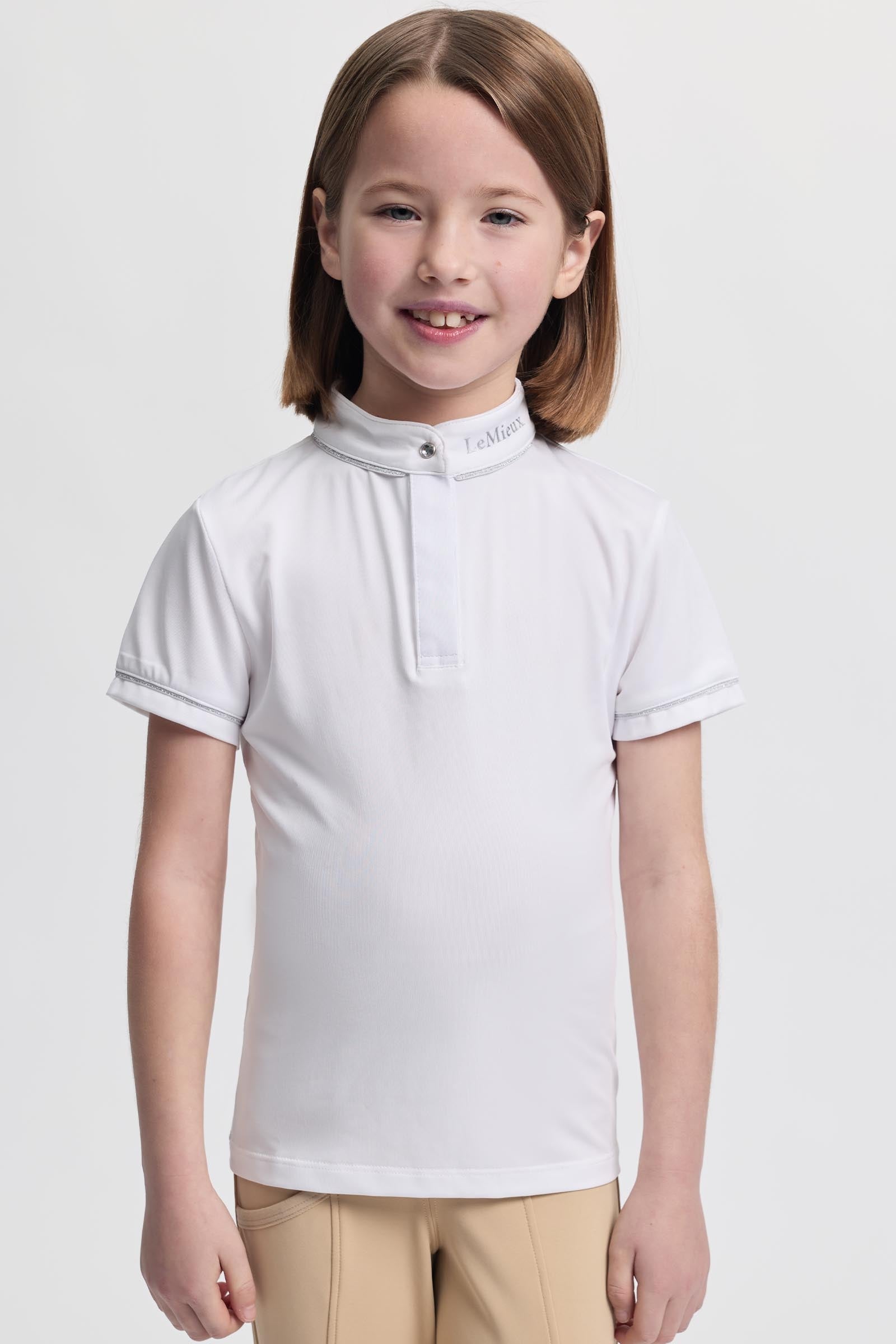 LeMieux Mini Bella chemise de concours enfant Vêtements d'équitation enfant