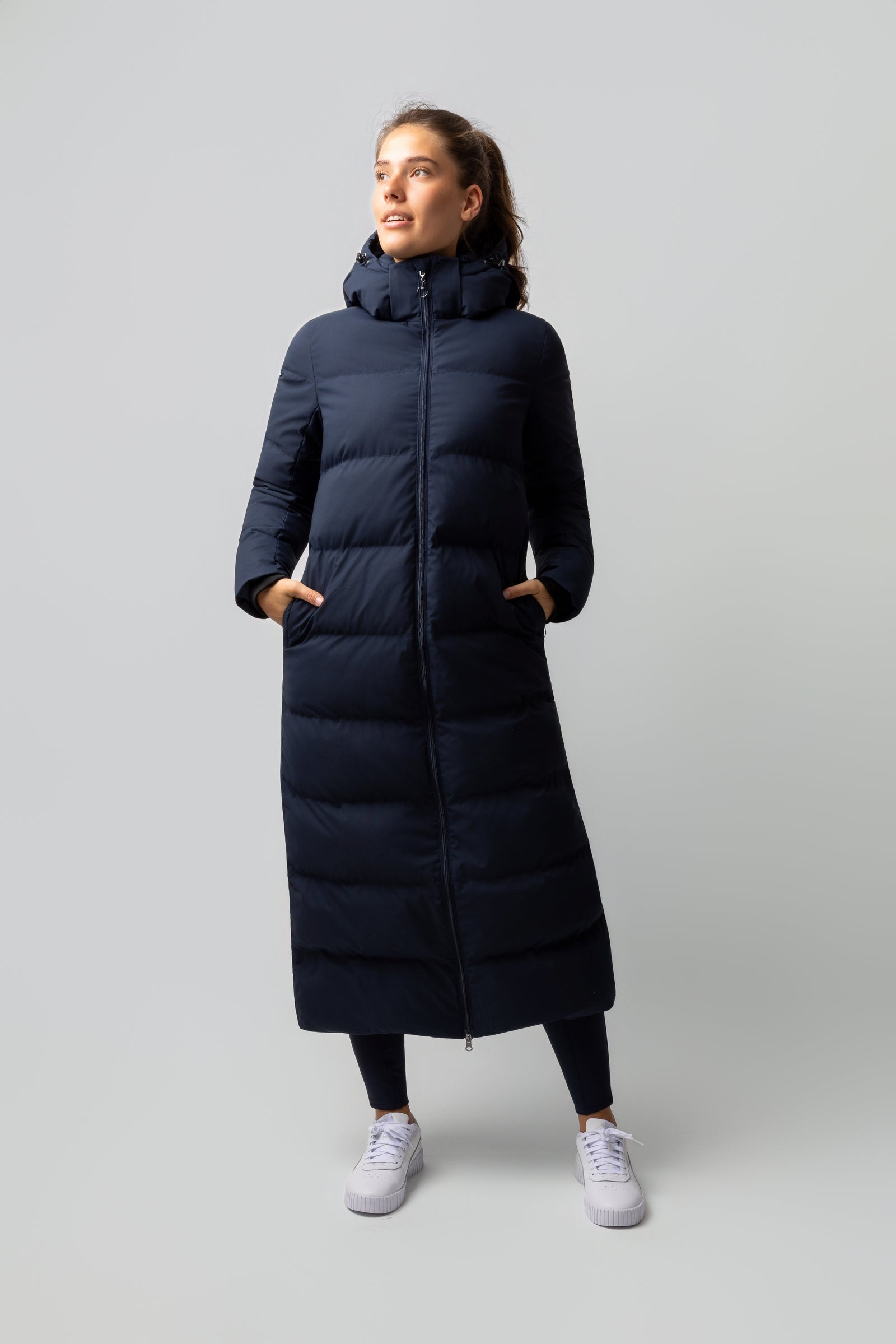 Horze Paloma Manteau long matelassé pour femme Vêtements d'équitation femme
