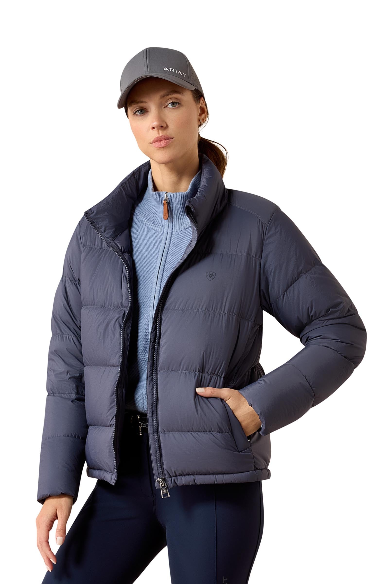 Ariat Ultrapuff Down naisten topattu untuvatakki Vêtements d'équitation femme