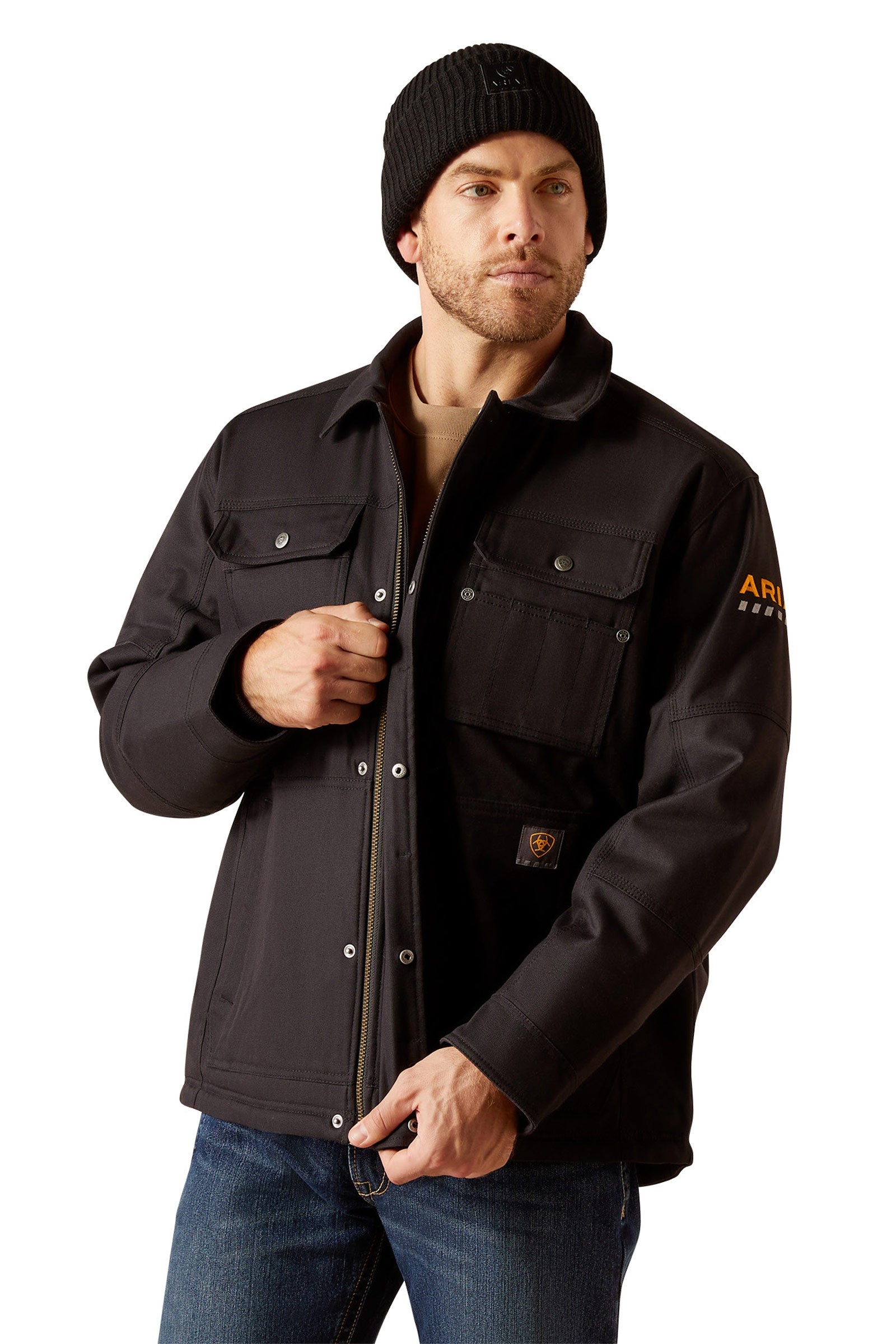 Ariat Rebar DuraCanvas Sherpa-Lined Manteau homme Vêtements d'équitation homme