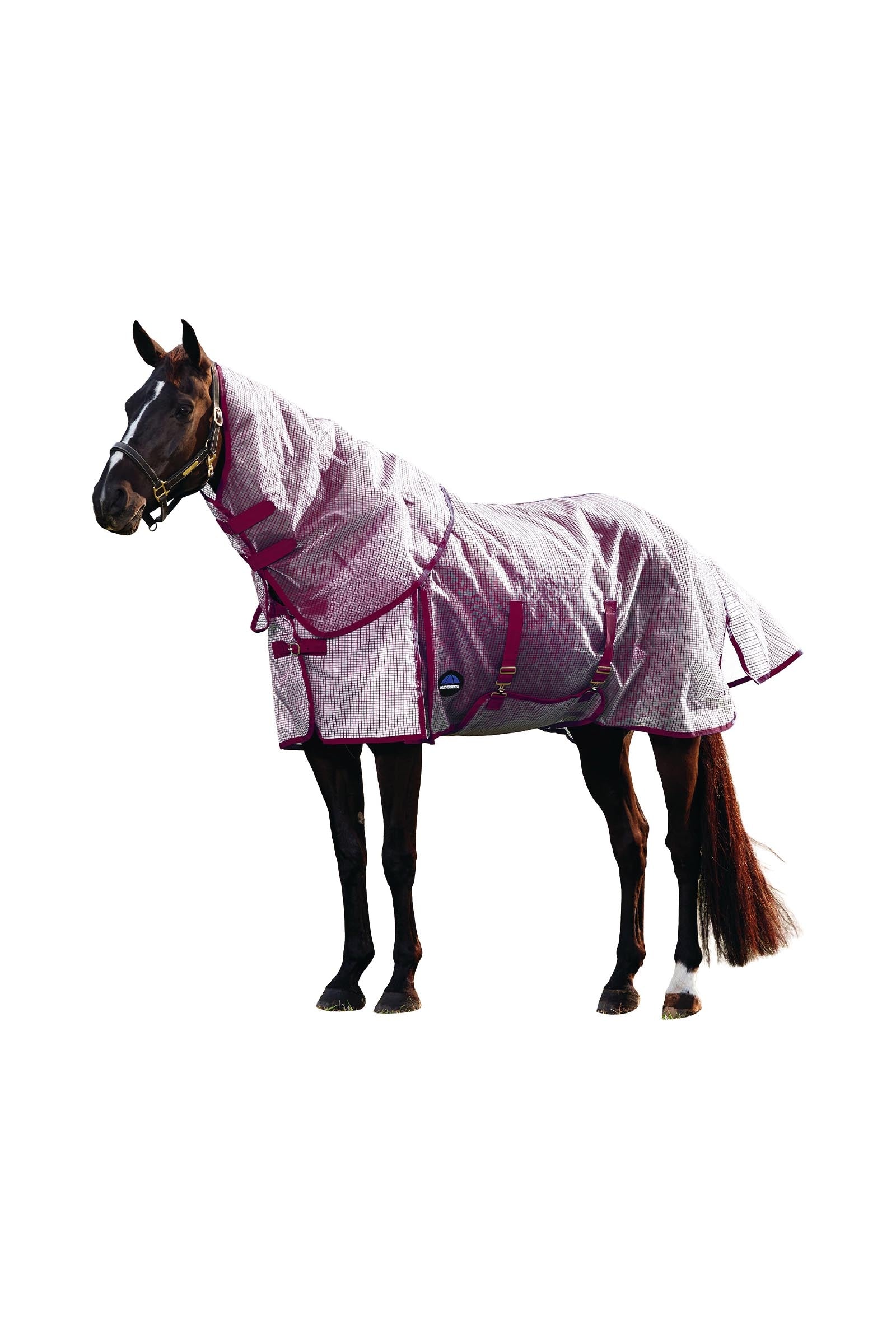 Weatherbeeta ComFiTec Ripshield Couverture anti-mouches avec encolure amovible, 0 g Couvertures cheval