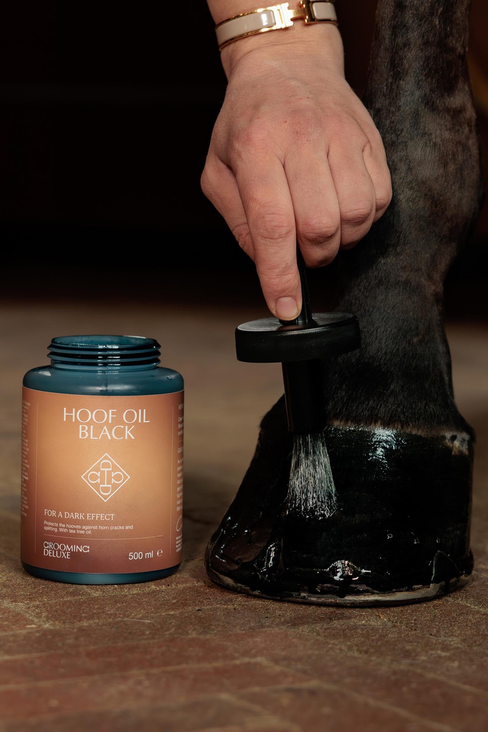Grooming Deluxe Hoof Oil Shine, 500ml Horse Health Care