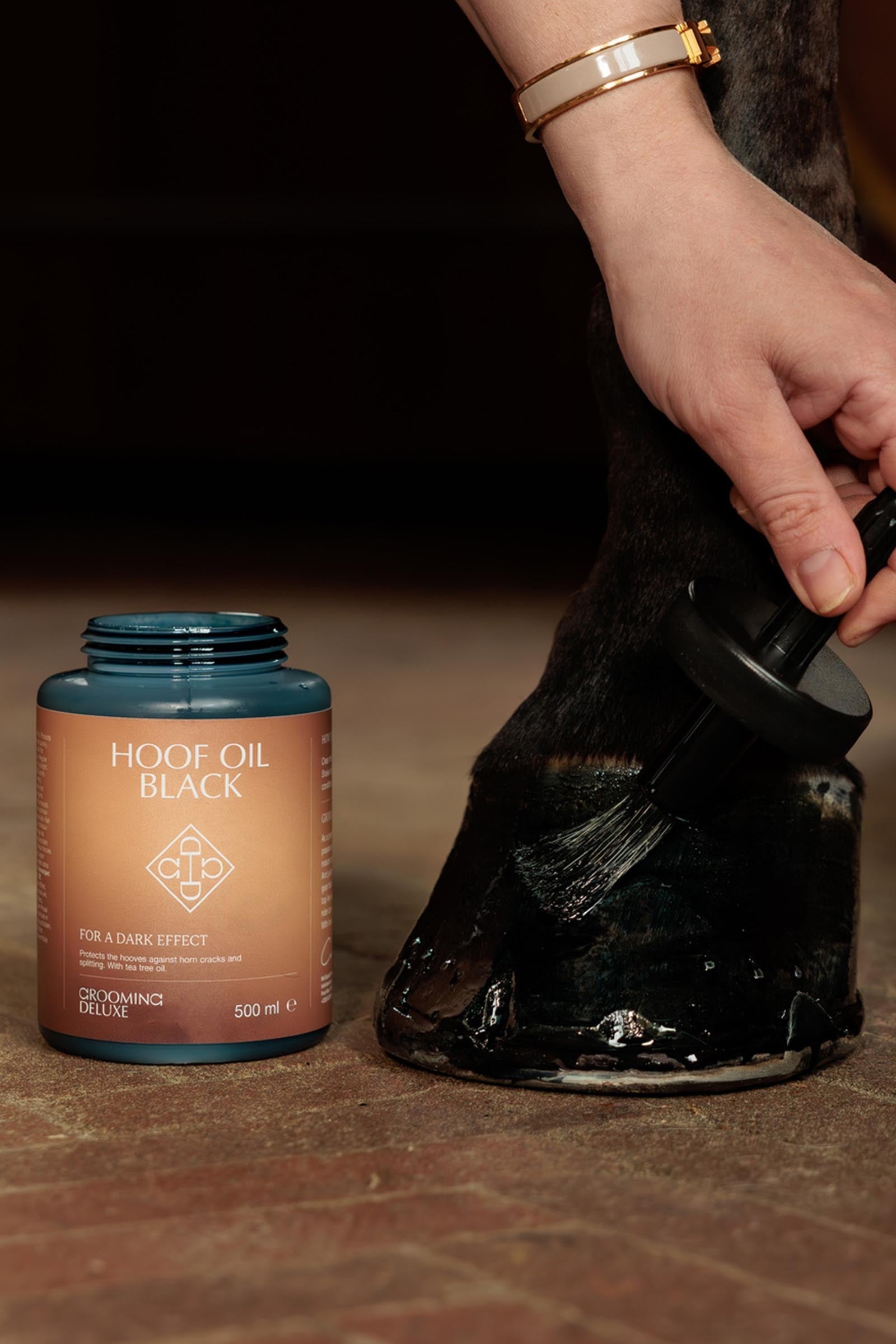 Grooming Deluxe Hoof Oil Shine, 500ml Horse Health Care