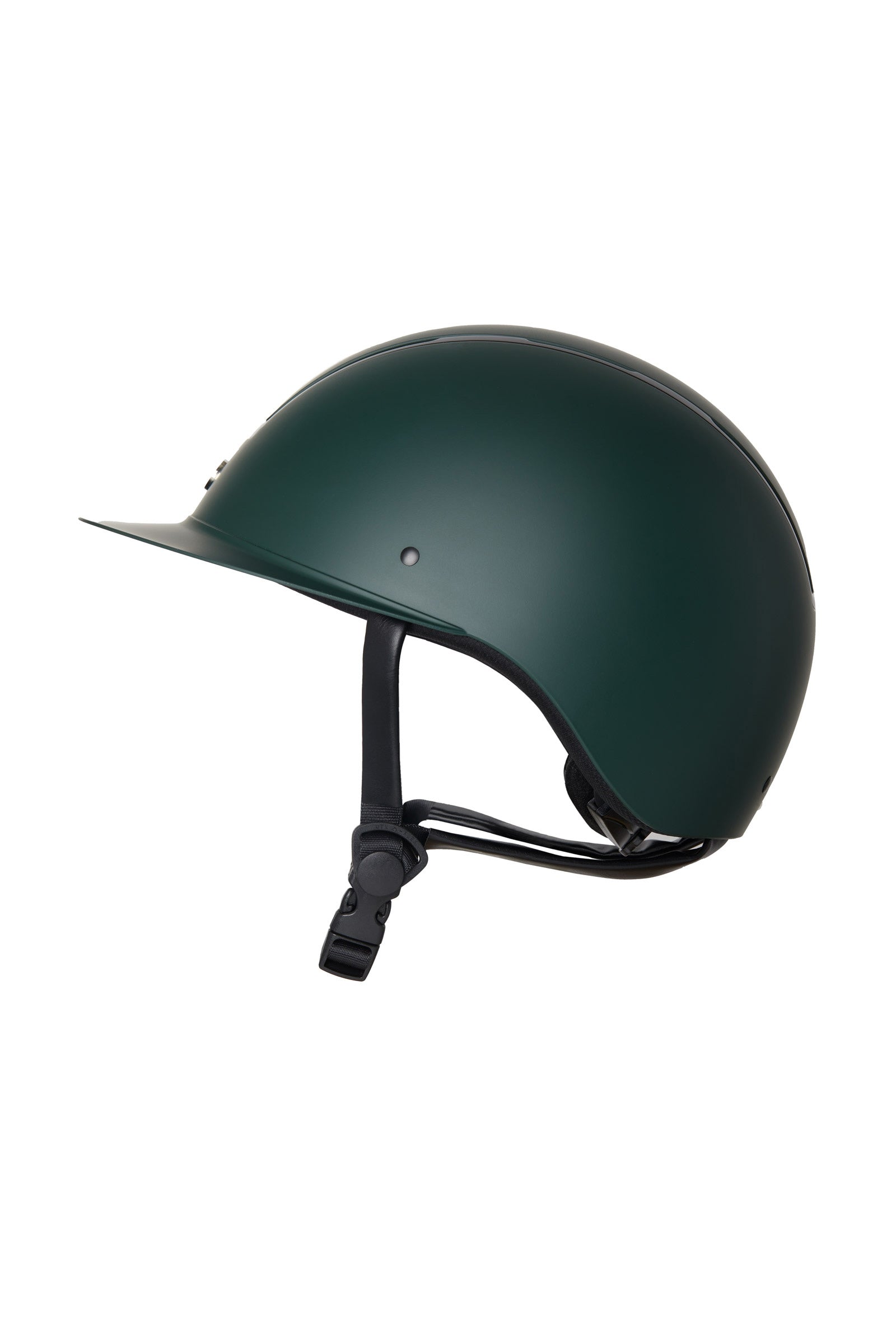Horze Noir Riding Helmet II with Shiny Frame & Sun Visor Safety Equipment