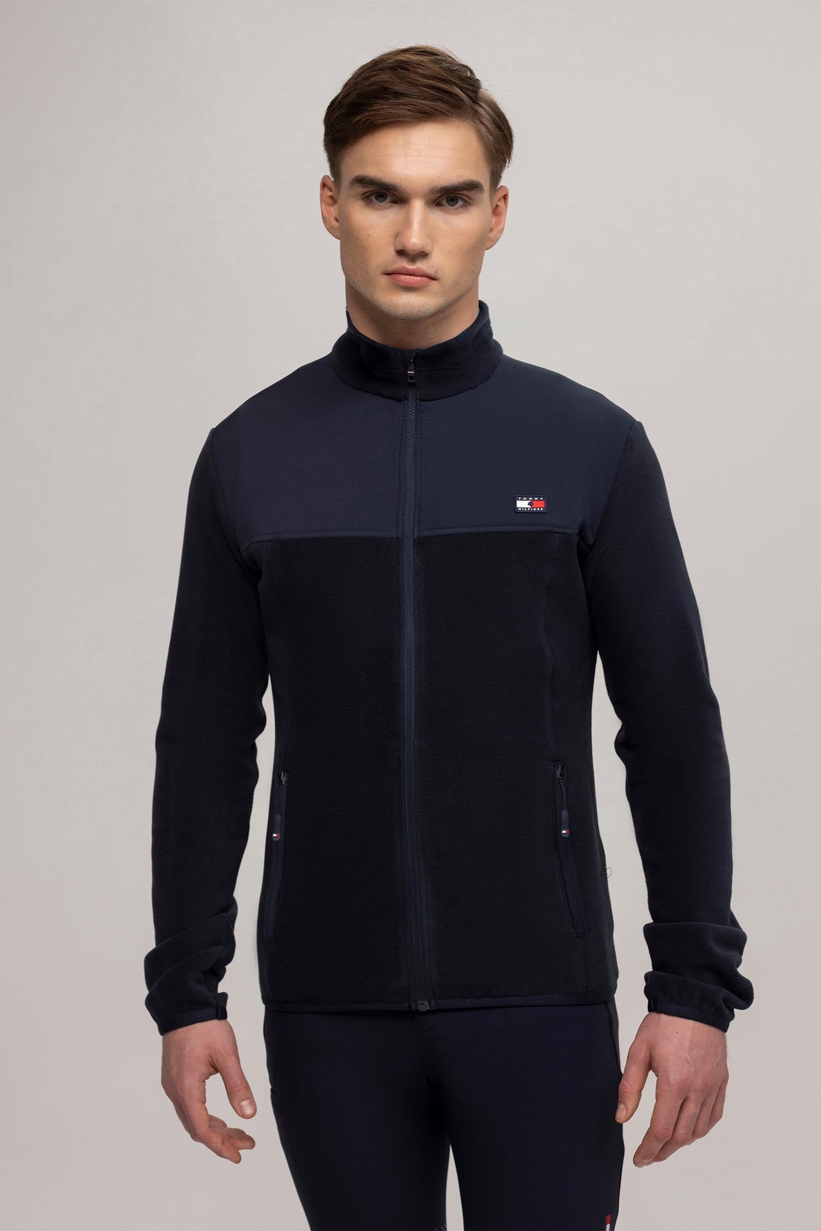Tommy Hilfiger Equestrian Michigan veste polaire homme Vêtements d'équitation homme
