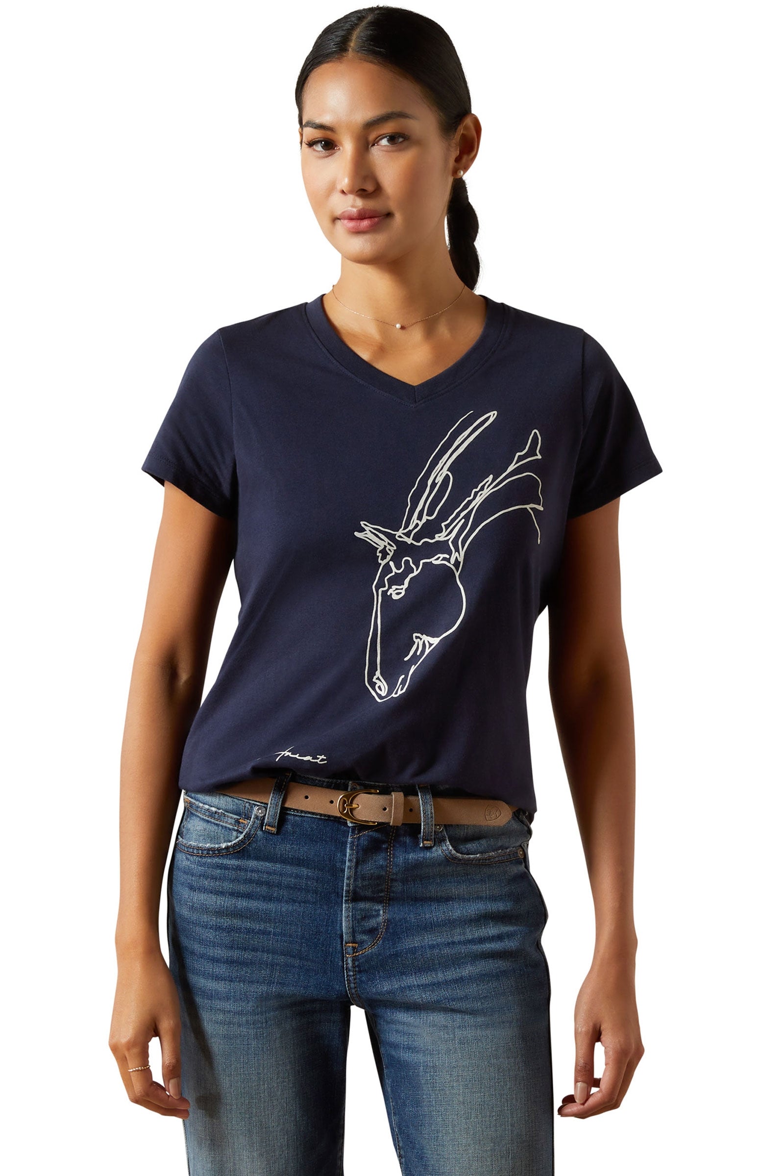 Ariat Hay Girl T-shirt pour femme Vêtements d'équitation enfant