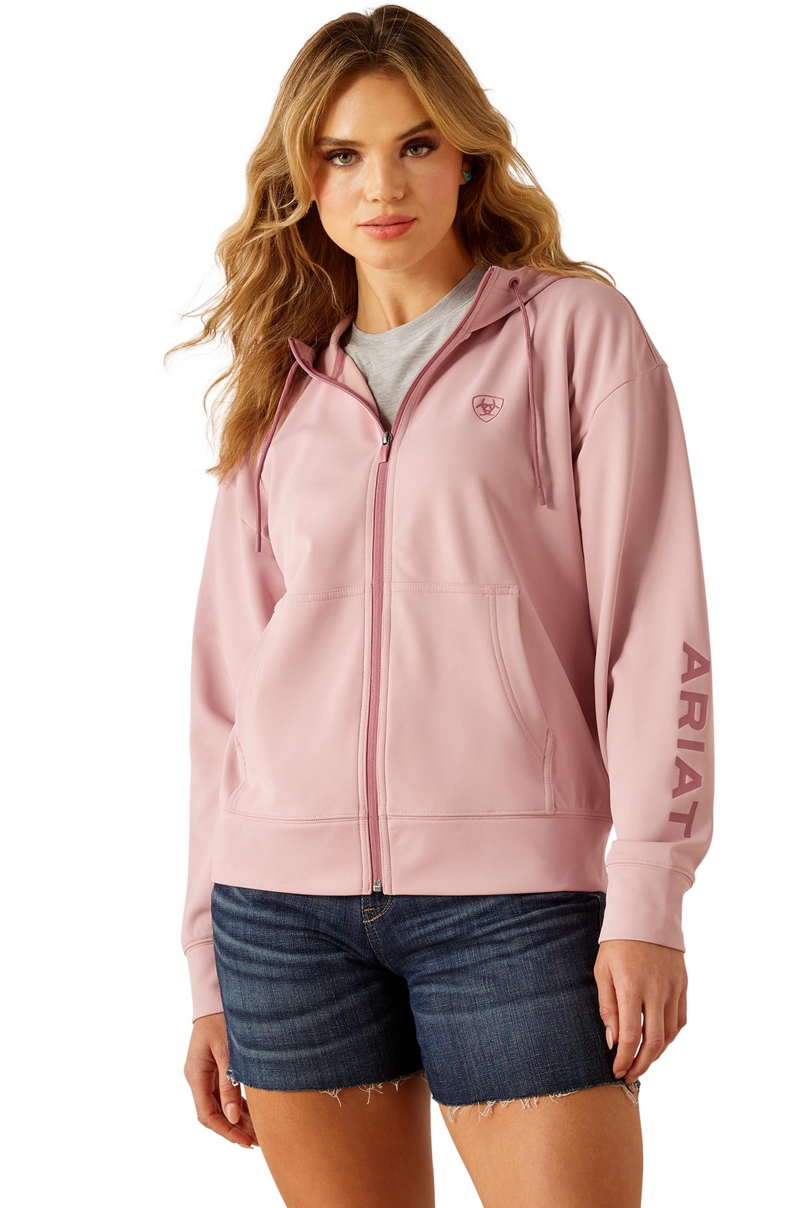 Ariat Breeze sweat à capuche pour femme avec zip intégral Vêtements d'équitation femme