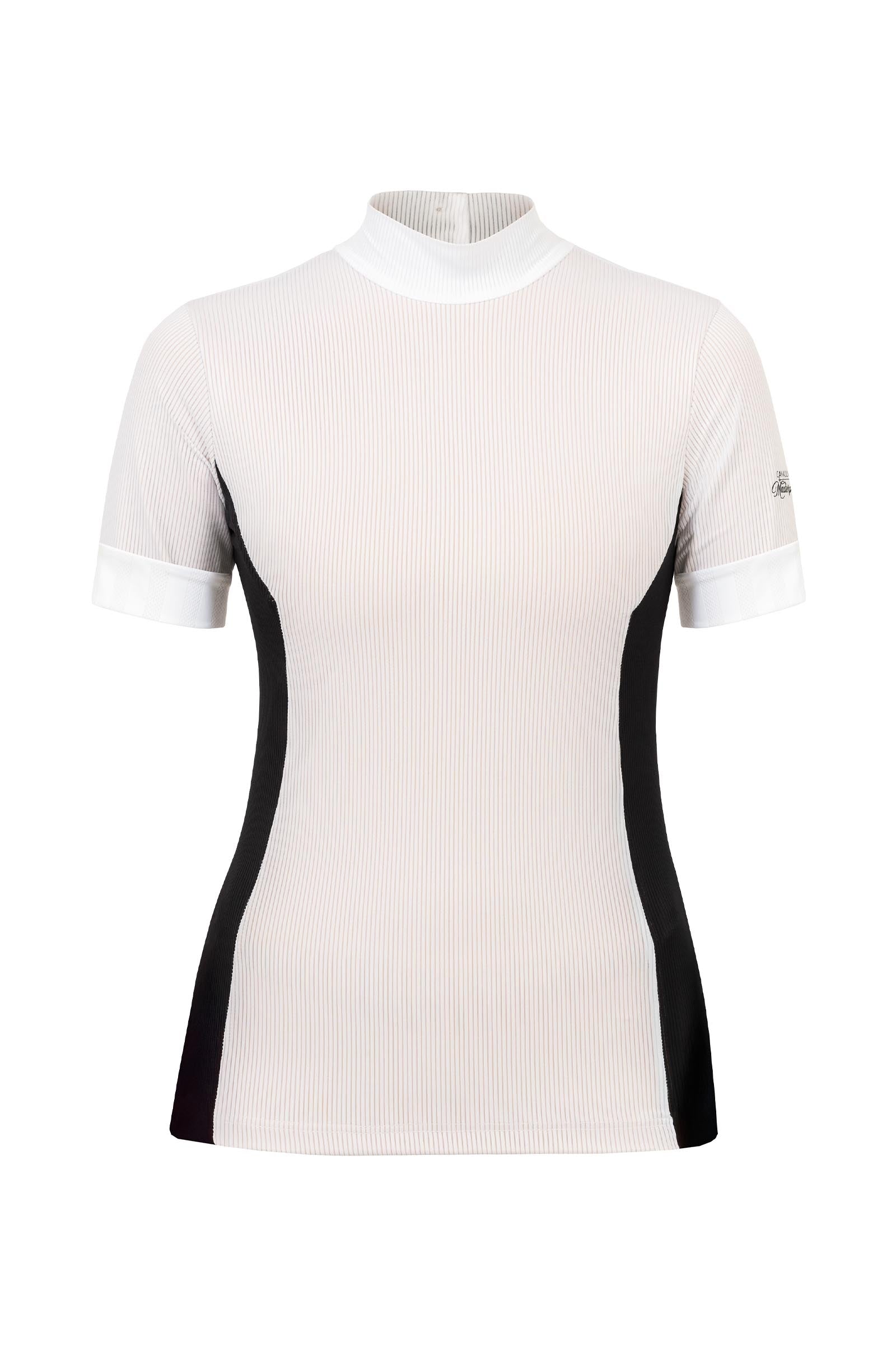 Cavalliera Riding Show Shirt  Elegant Stripe, Women's Short Sleeve Women’s Riding Clothing