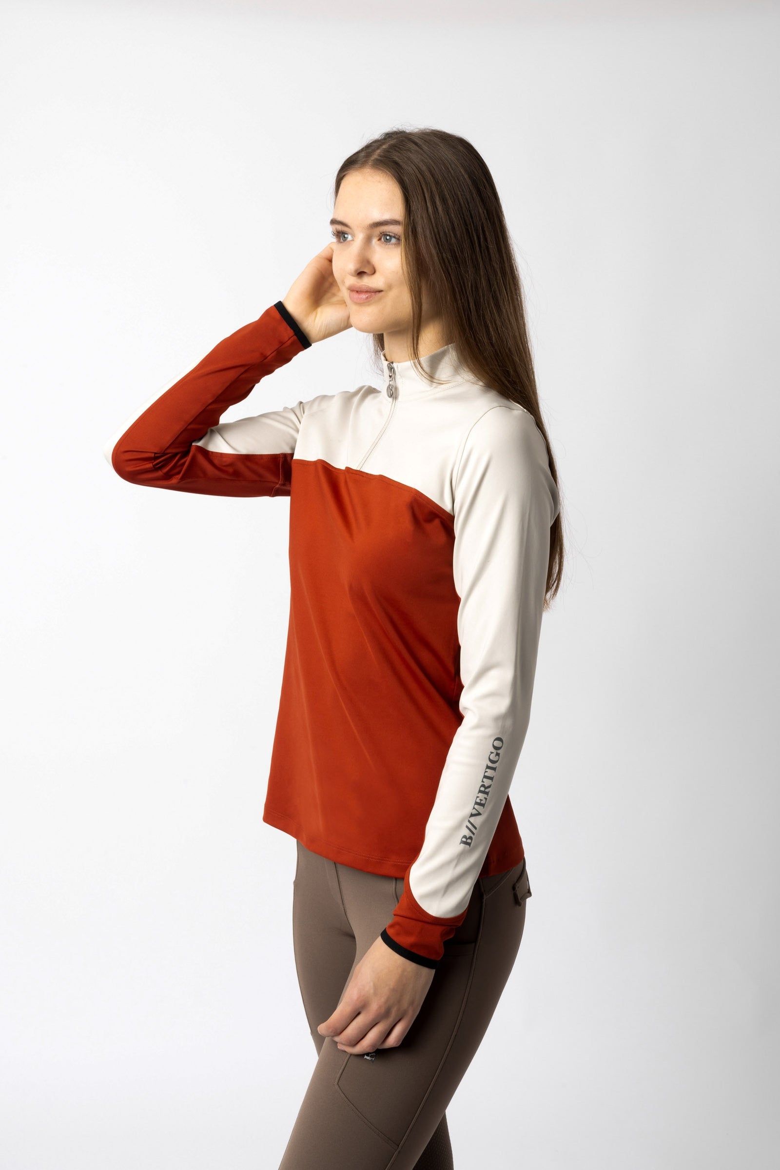 B Vertigo Top d'entraînement fonctionnel Caya pour femme Vêtements d'équitation femme