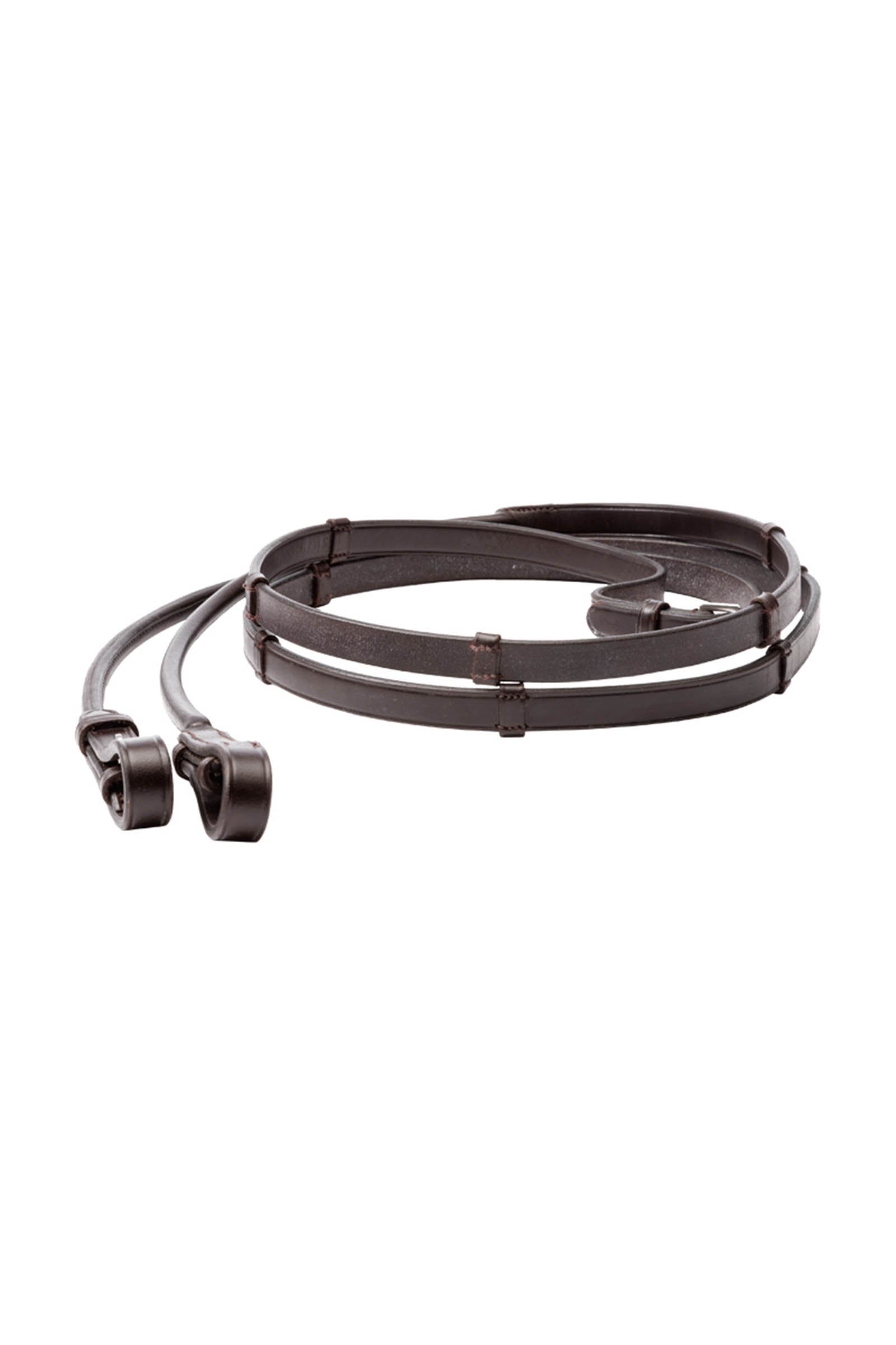 Kavalkade Fleur Leather Reins Round Stitched With 5 Stops, 16 mm Bridles & Reins