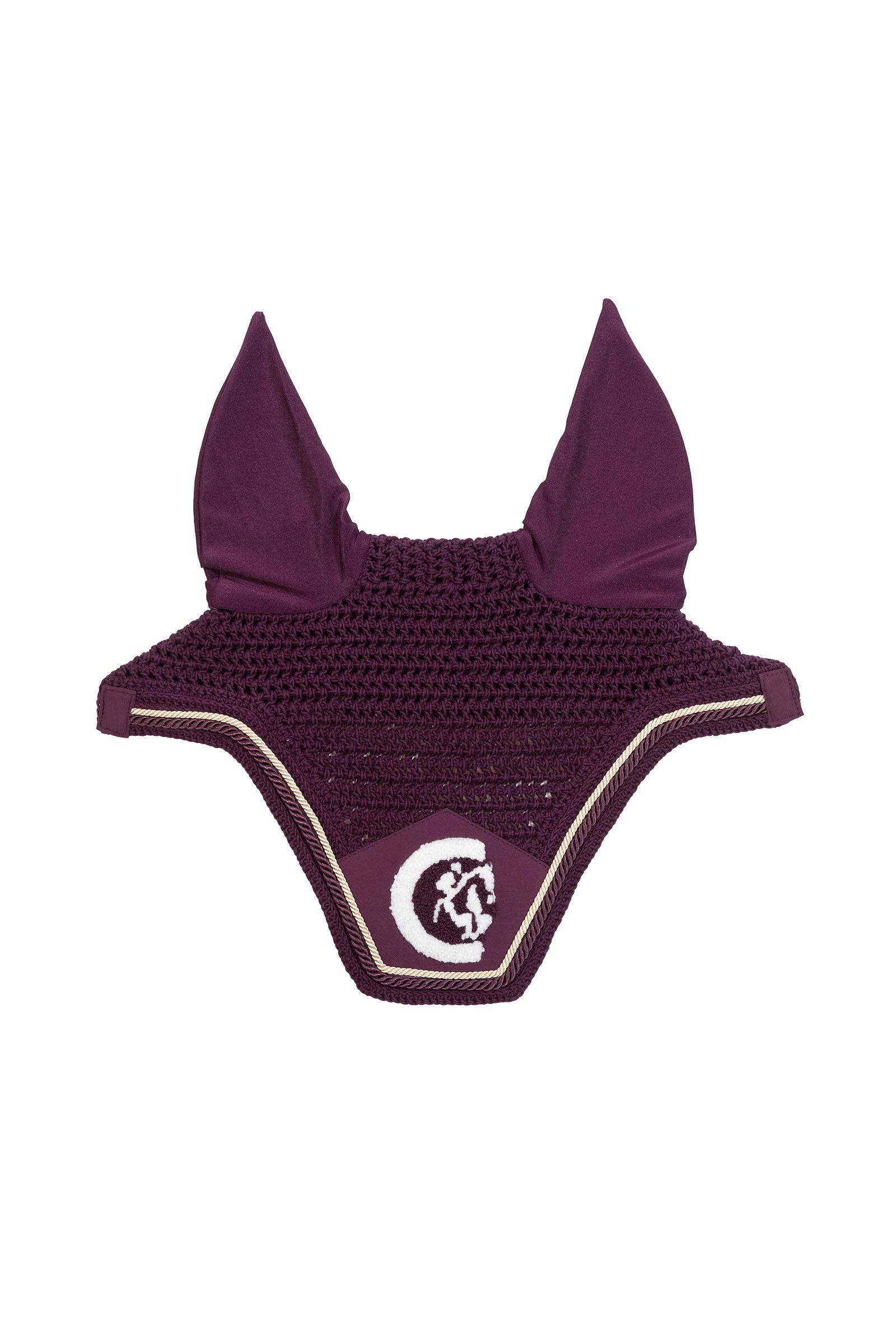 Kentucky Horsewear bonnet anti-mouches Wellington 3D Logo rope Tapis de selle