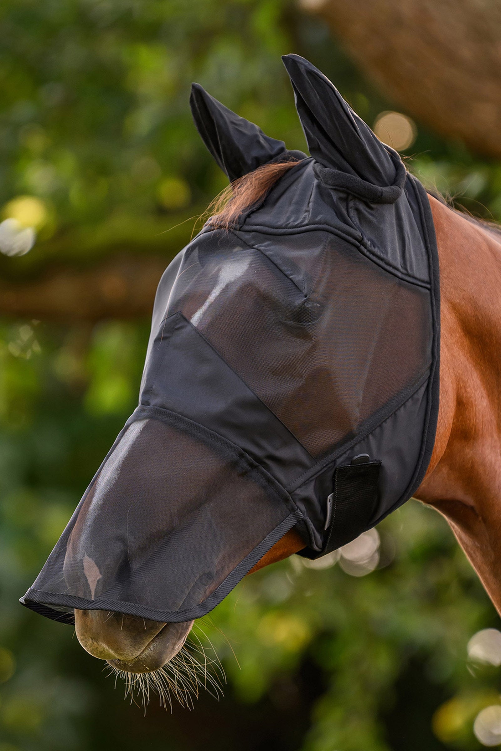 Waldhausen bonnet anti-mouches avec extension oreilles et nez, protection UV Anti-mouches cheval