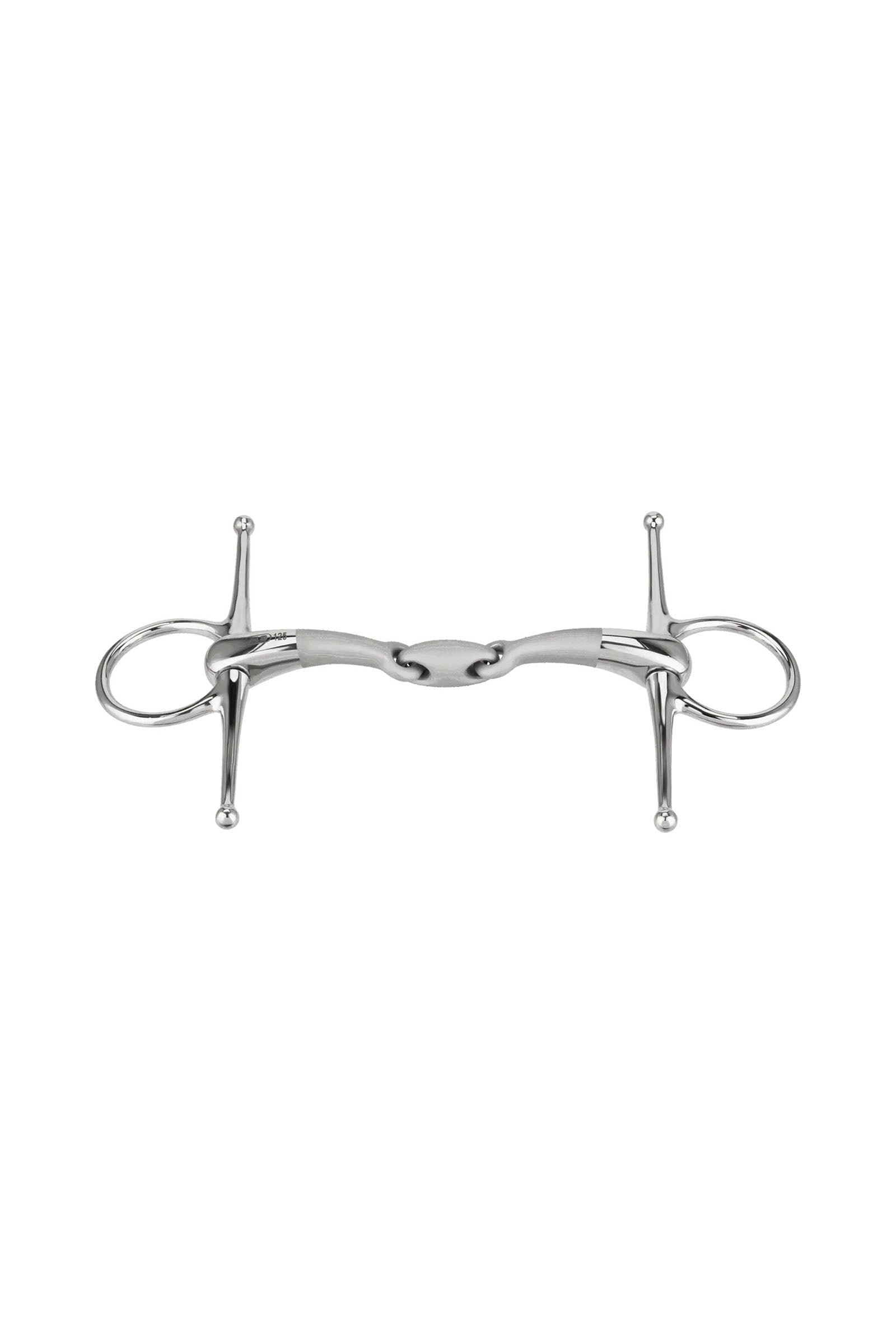 Sprenger Satinox Full Cheek Snaffle, Double Jt. 14mm, Stainless St. Horse Bits