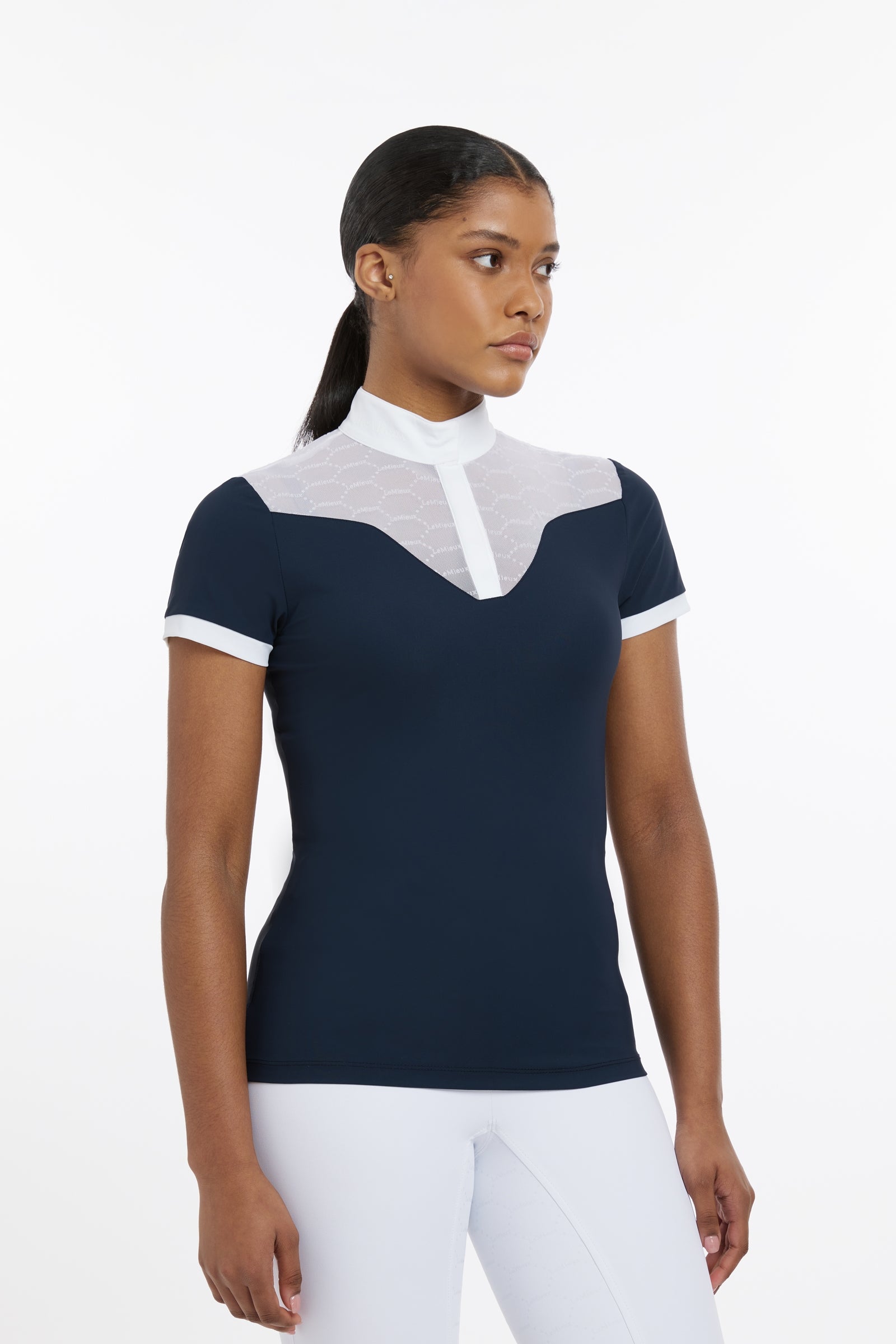 LeMieux Emily chemise de concours à manches courtes pour femmes Vêtements d'équitation femme