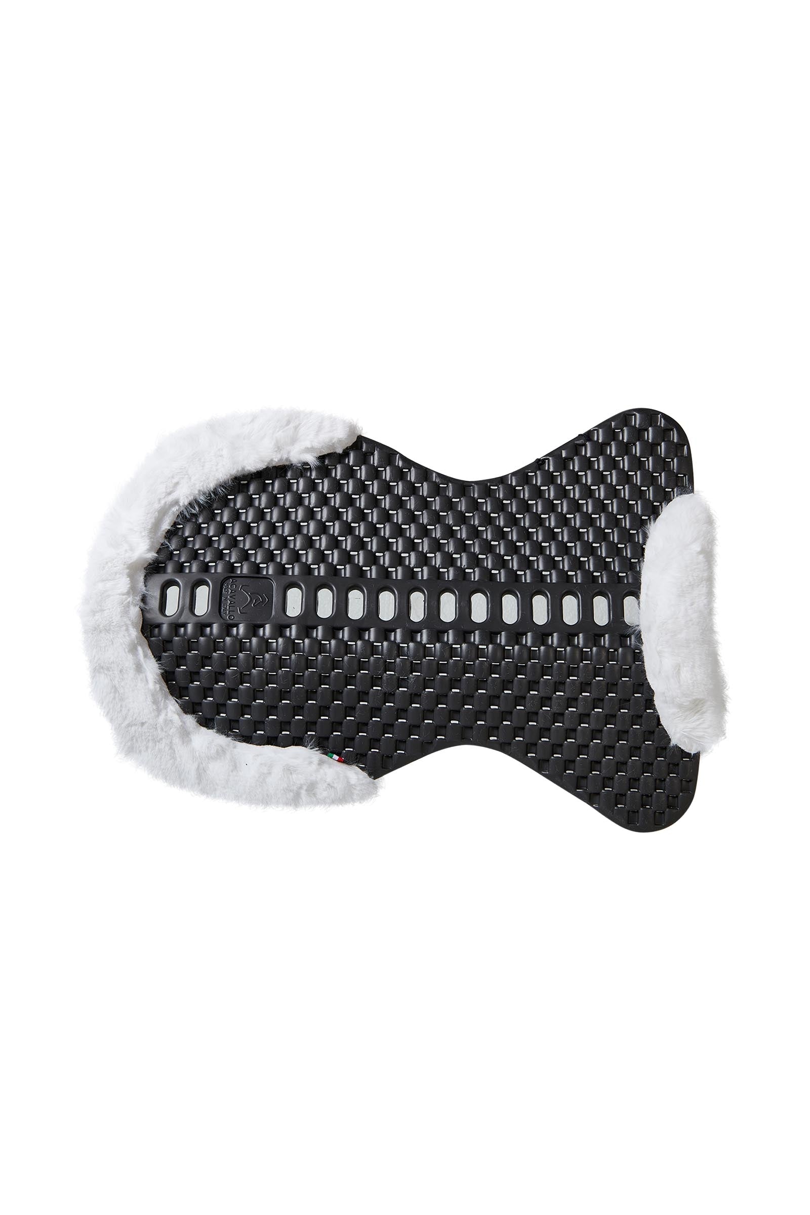 Acavallo Pad Piuma Respira Faux Sheepskin Cut-Out EVA Flat Saddle Pads