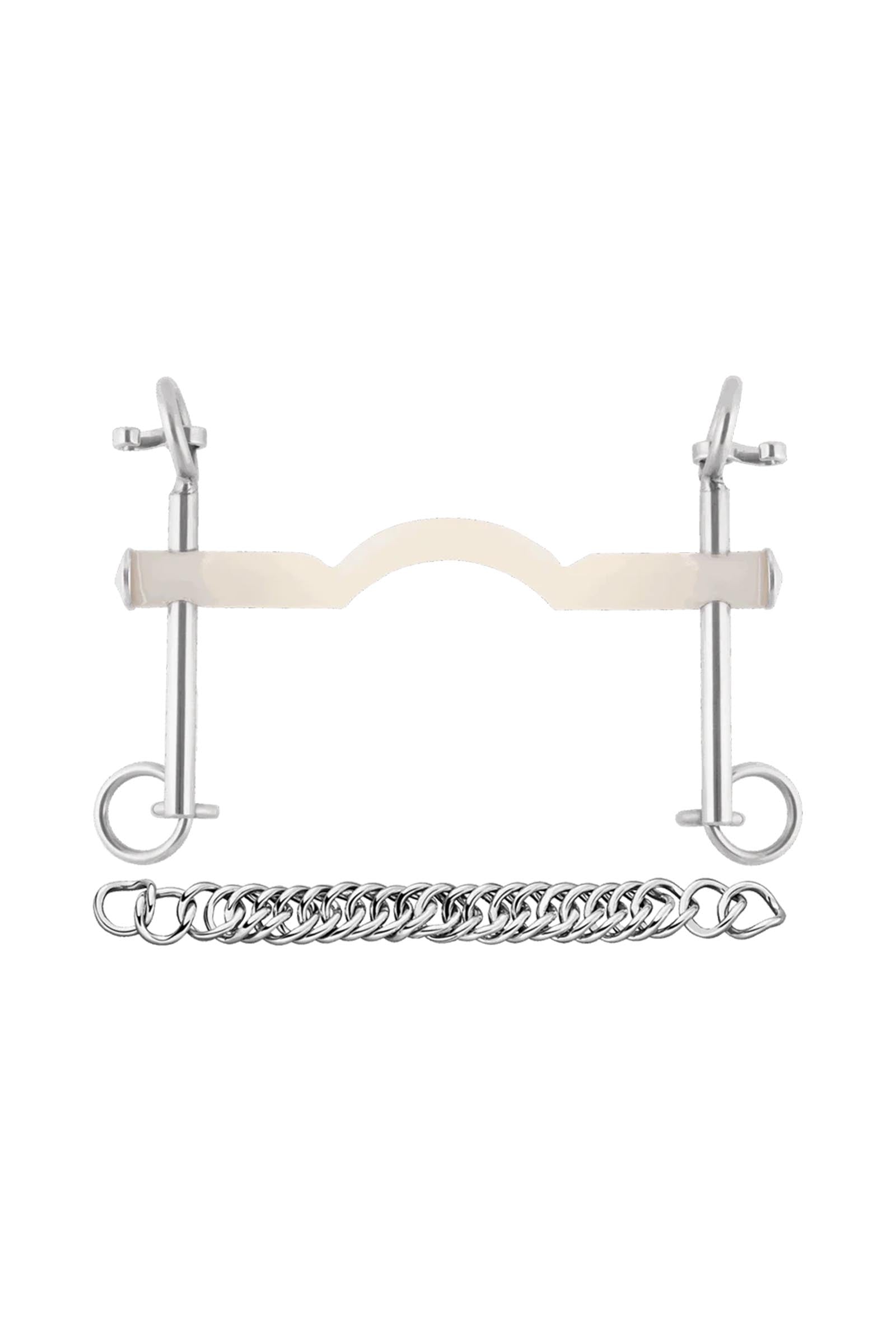 Sprenger Nathe mors de bride, 15 mm, avec passage de langue, branches courtes, thermoplast Mors