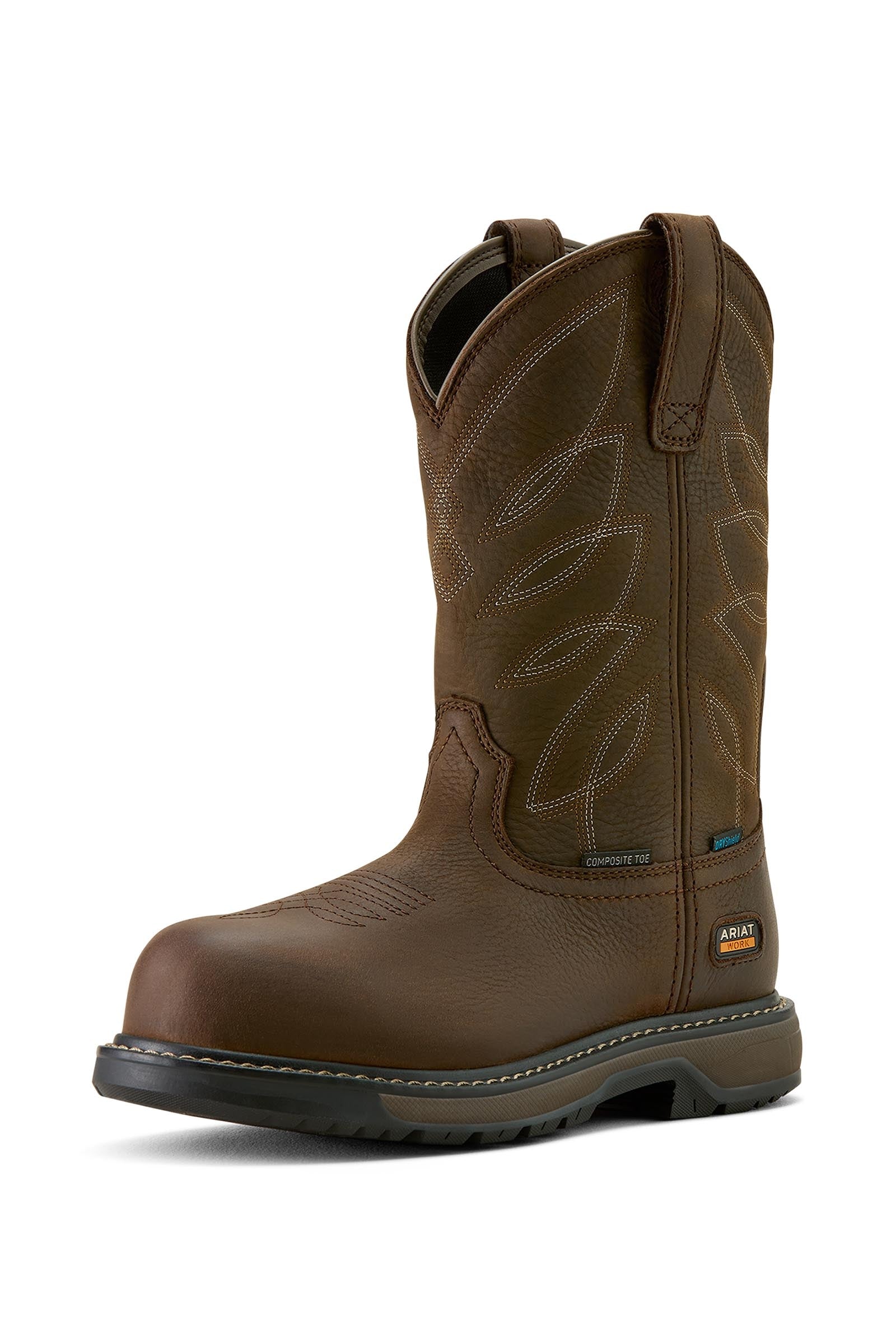Ariat Riveter Pull-On Bottes de travail imperméables pull-on femme avec embout composite Bottes d'équitation & chaps