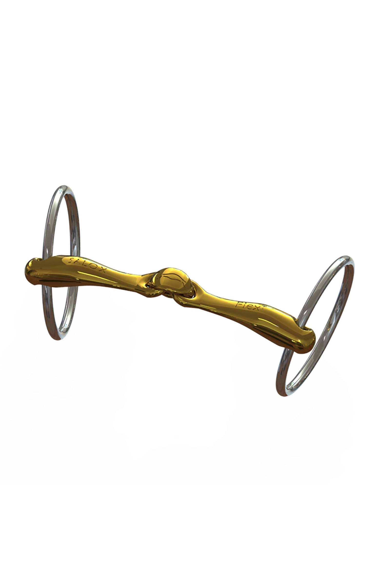 Neue Schule Bits Mors de filet NS Bits Turtle Tactio + Flex, anneaux Chantilly 55 mm, épaisseur canons 16 mm Mors