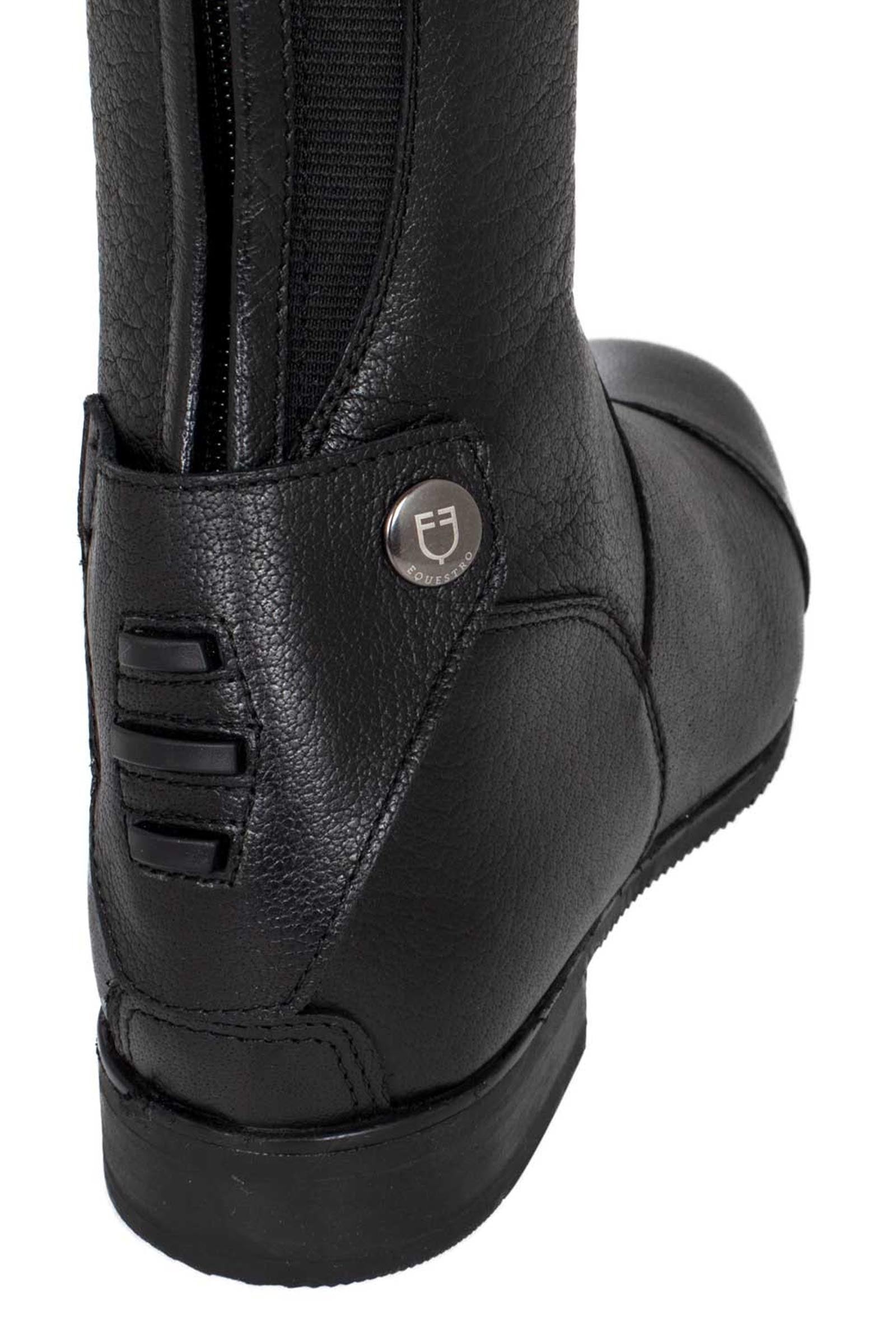 Equestro Unisex Calfskin Boots With Rear Zipper Riding Boots & Riding Shoes