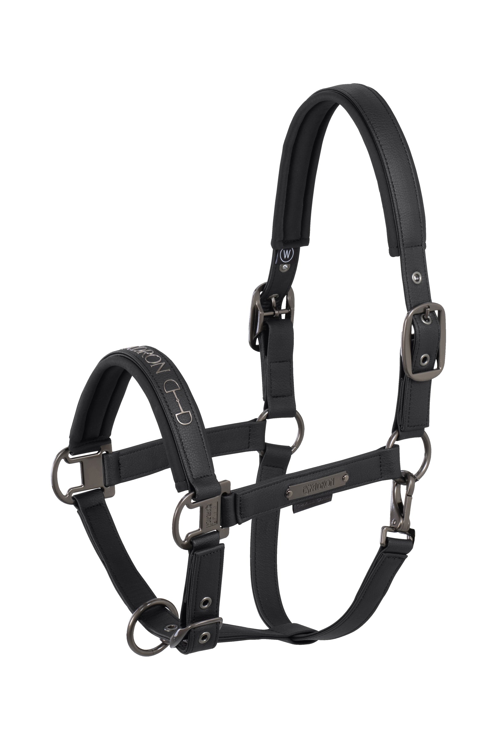 Eskadron Platinum 25 Licol à double épingle en cuir synthétique Licols & longes