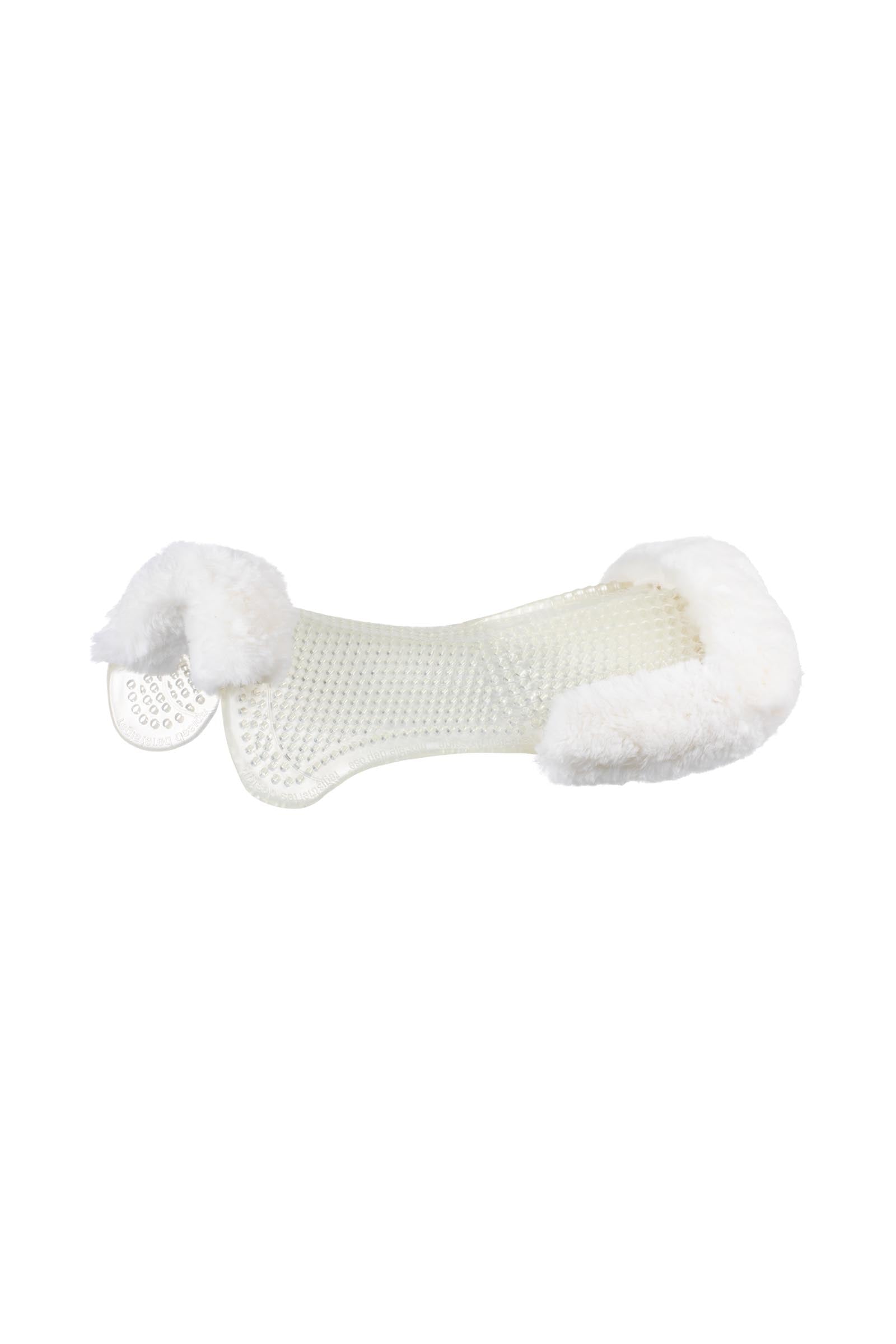 Acavallo Gel antidérapant Classic avec schaffell découpé rehausseur arrière Tapis de selle