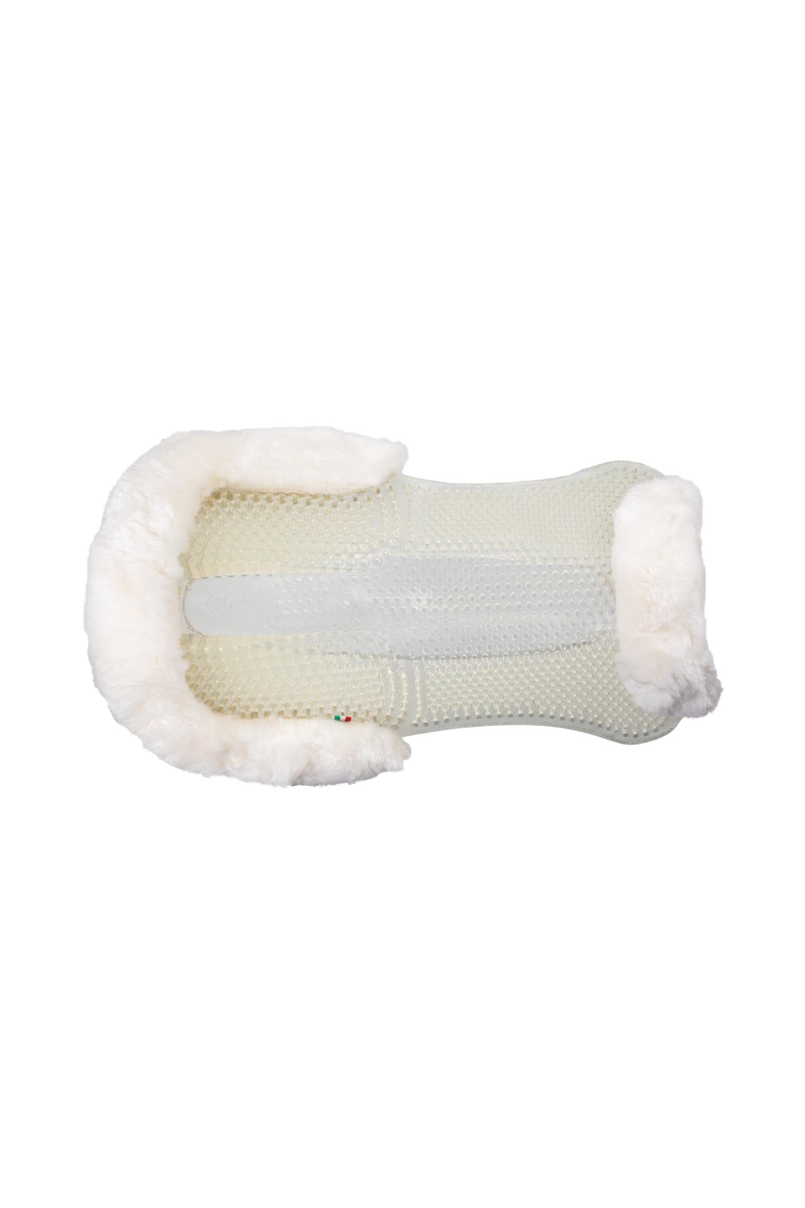 Acavallo Gel Non Slip Classic With Sheepskin Cut-Out Rear Riser Saddle Pads