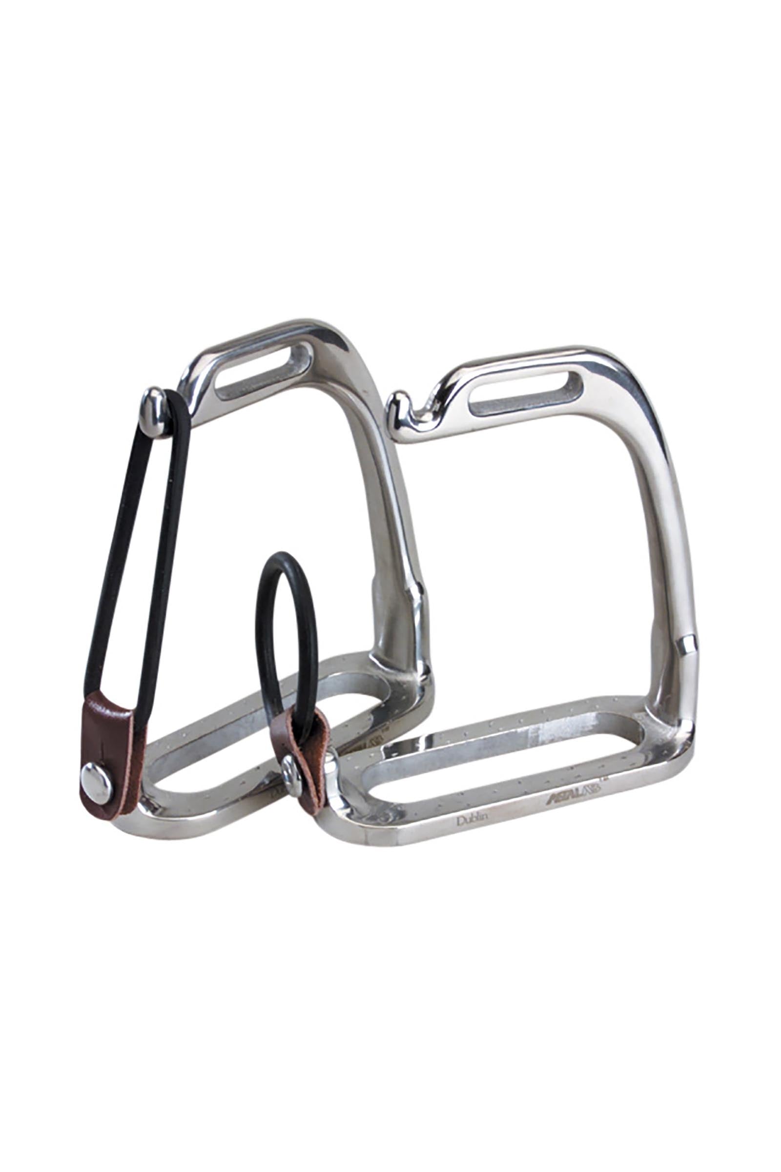 Korsteel Stainless Steel Peacock Stirrup Irons Selles & sangles