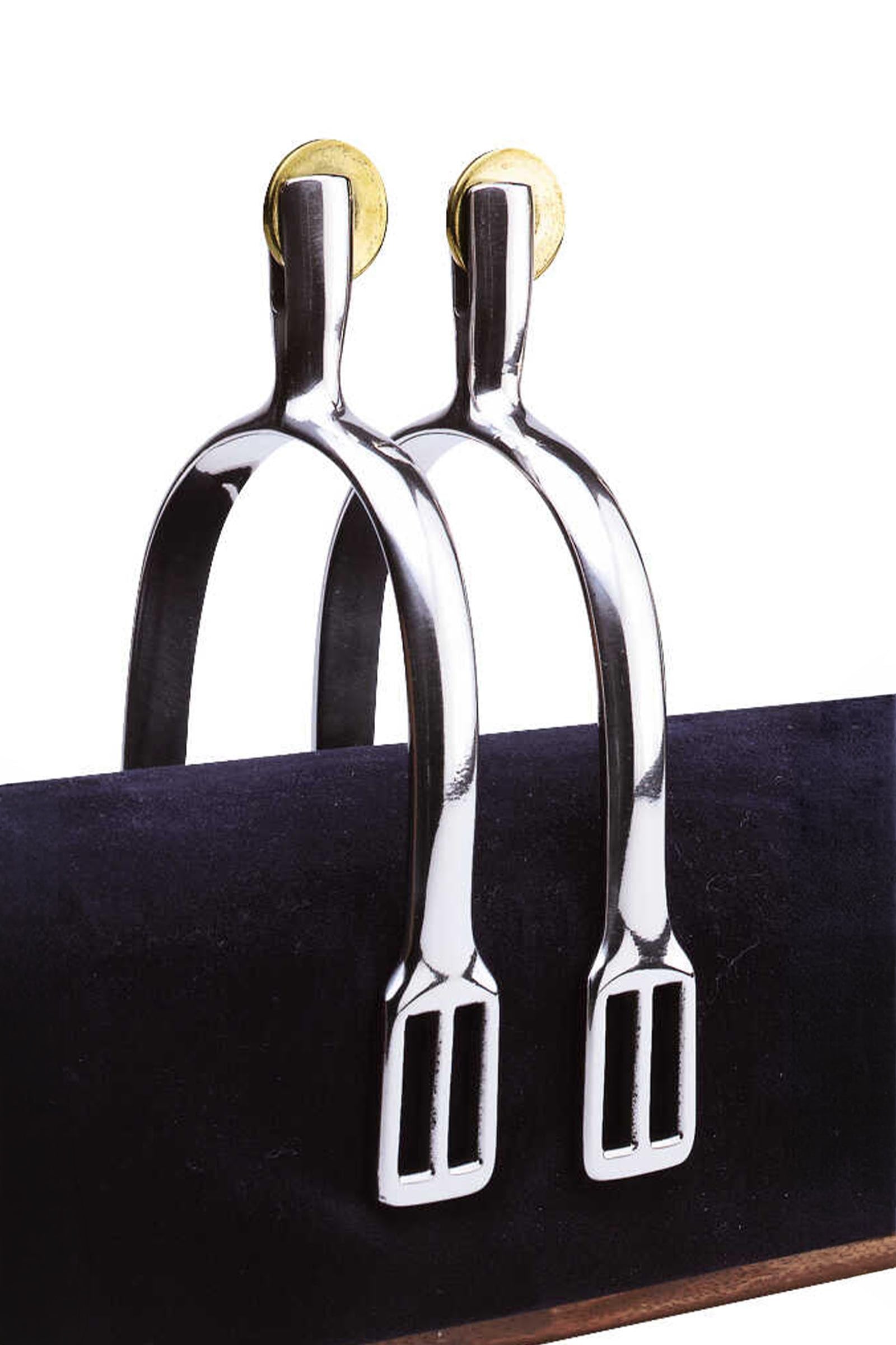 Feeling FEELING Prince of Wales Spurs with Smooth Thumbwheel 30 mm Riding Whips, Crops & Spurs