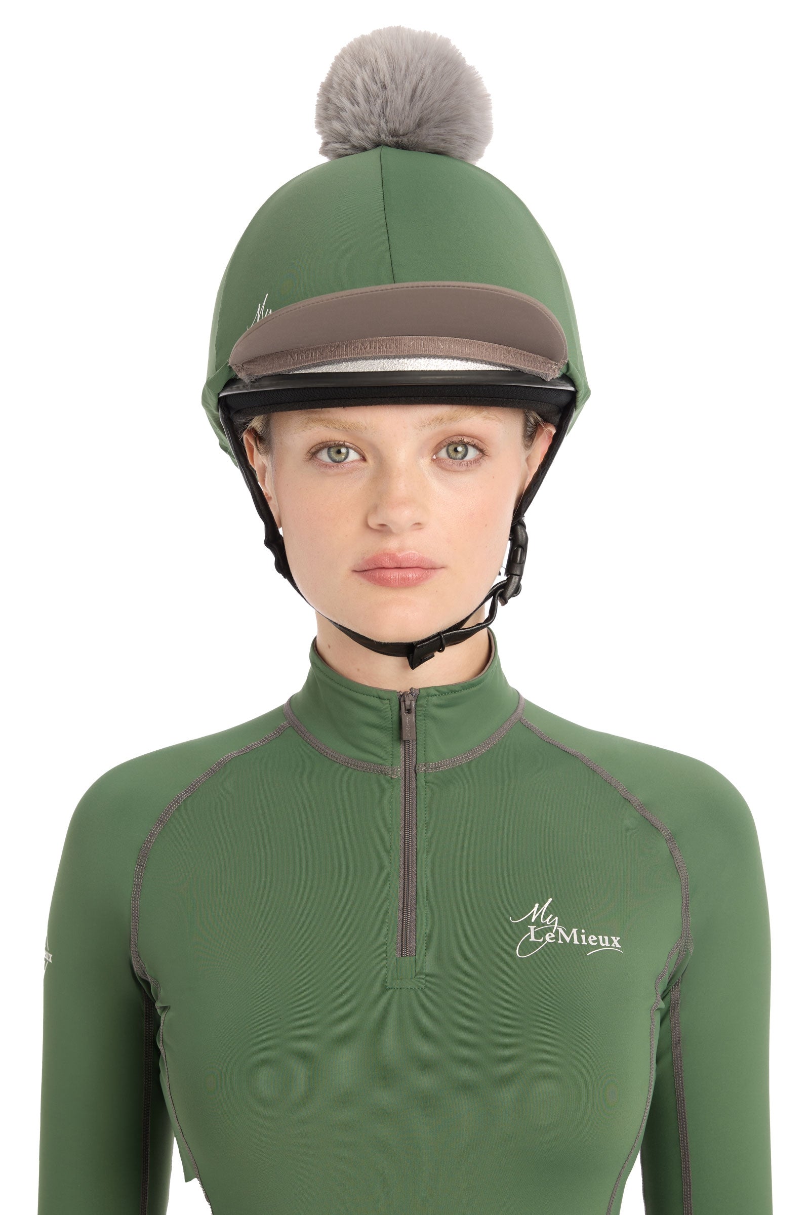 LeMieux Pom Pom Silk Helmet Cover Accessories