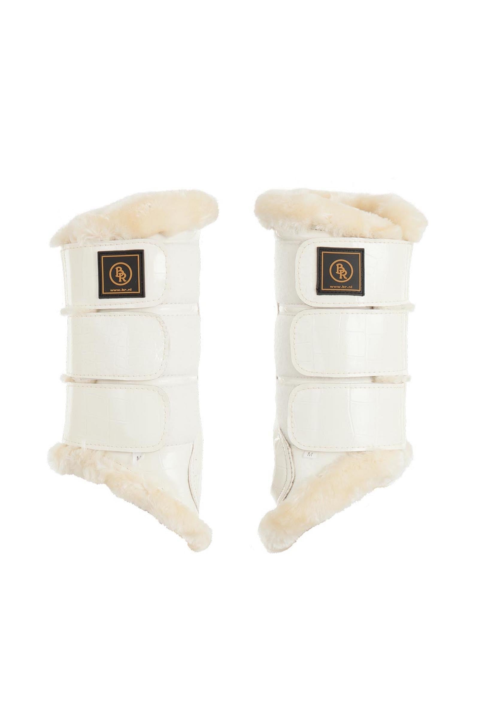 BR Majestic protège-jambes en similicuir verni Leg Protection & Hoof Protection for Horses