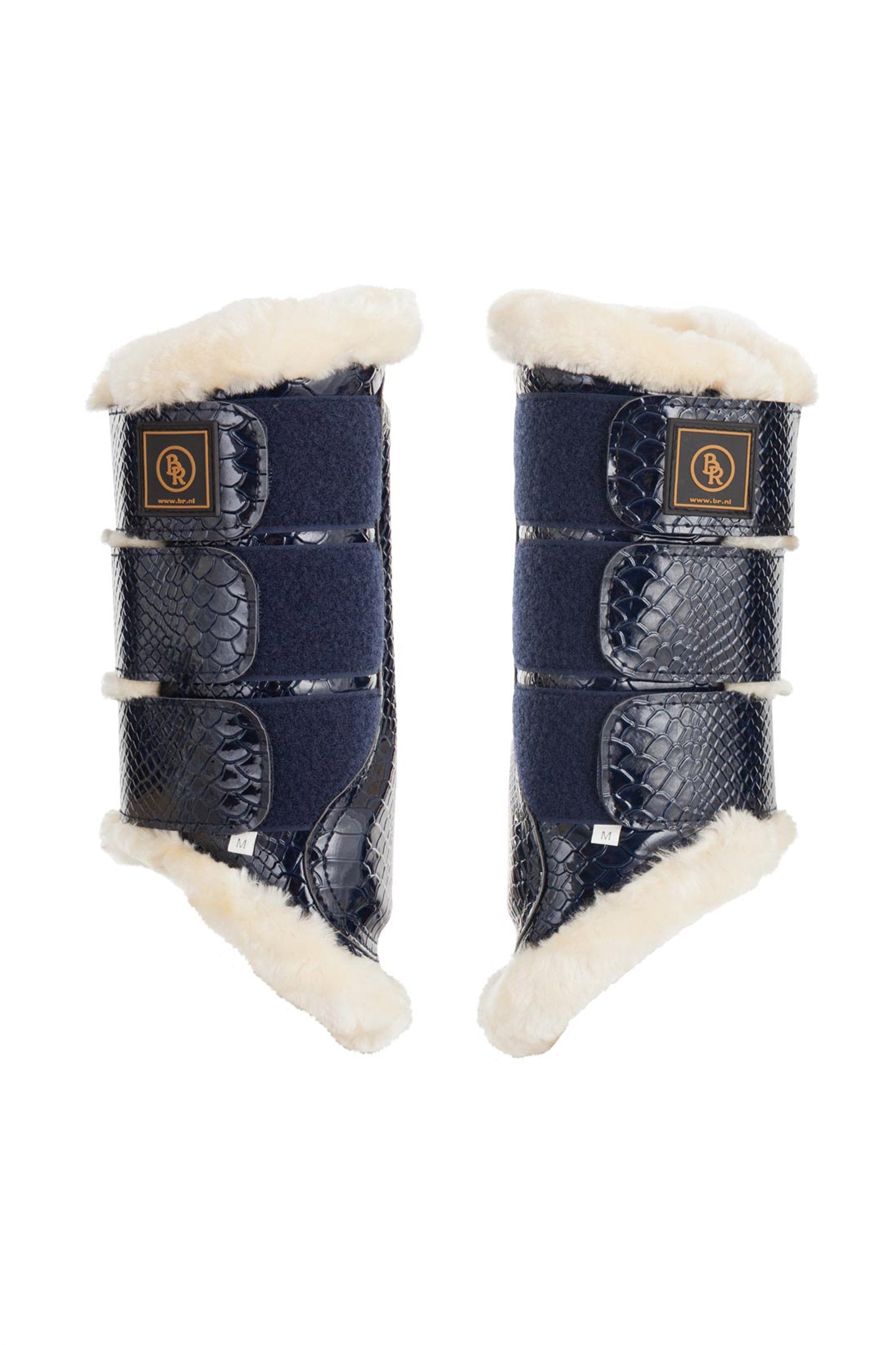 BR Majestic protège-jambes en similicuir verni Leg & Hoof Protection