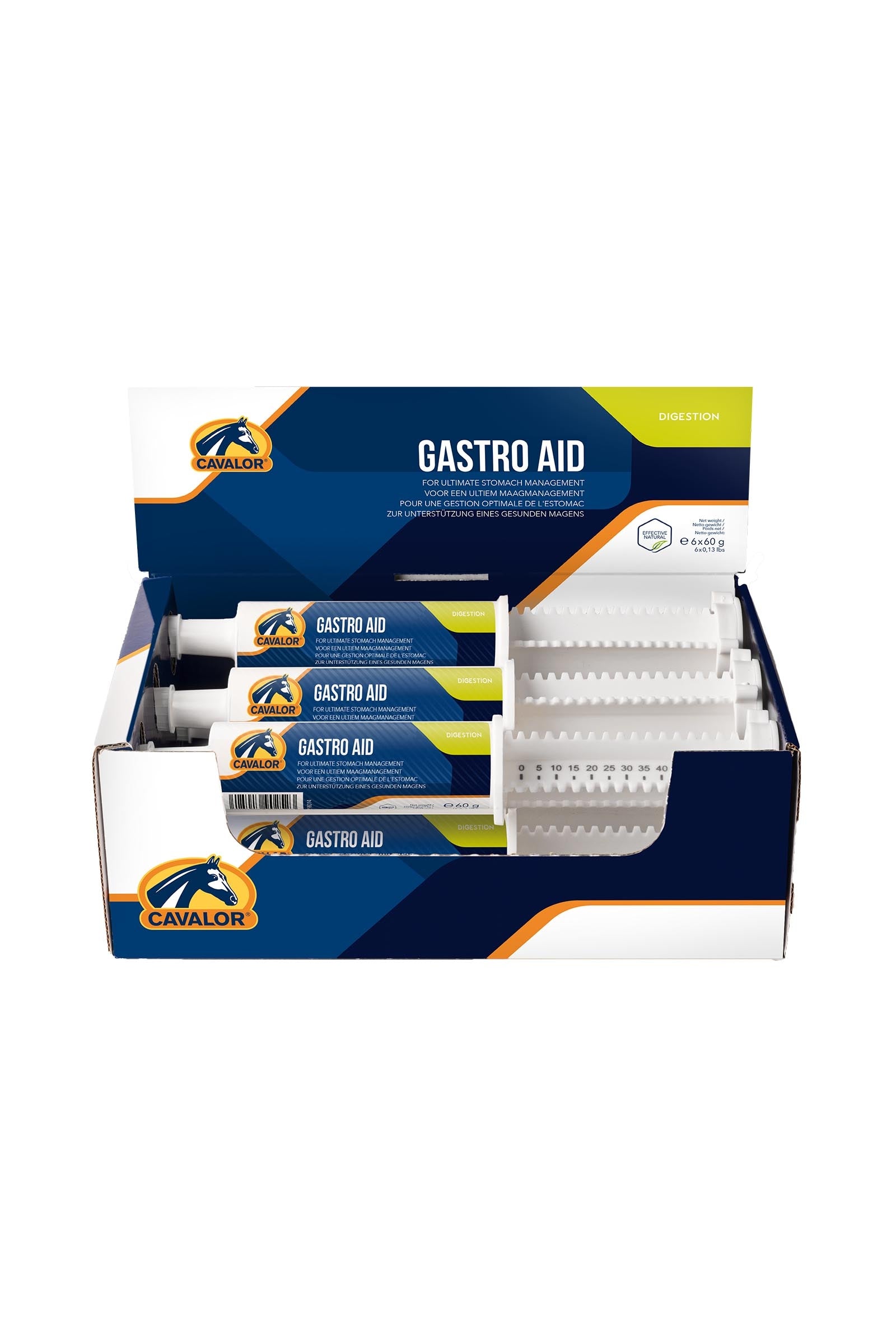 Cavalor Gastro Aid, digestion, (6 x 60 g) Horse Feed & Nutrition